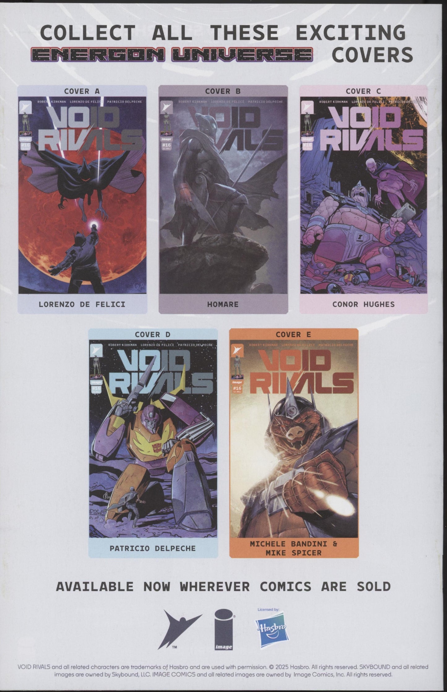 Void Rivals Issue #16C 1:10 Retailer Incentive Variant