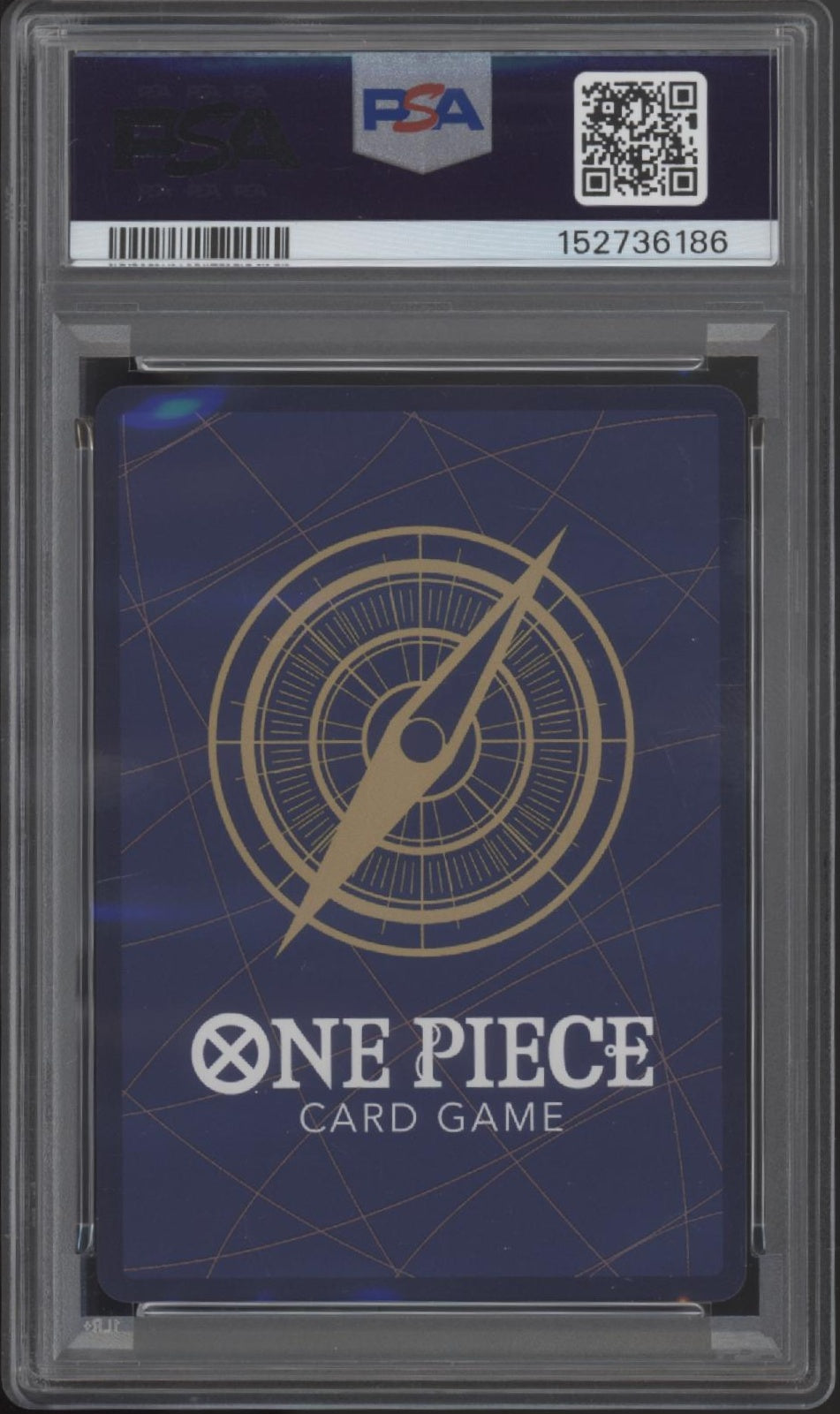Monkey D Luffy One Piece Card Game OP11 Manga Alternate Art #118 PSA 9