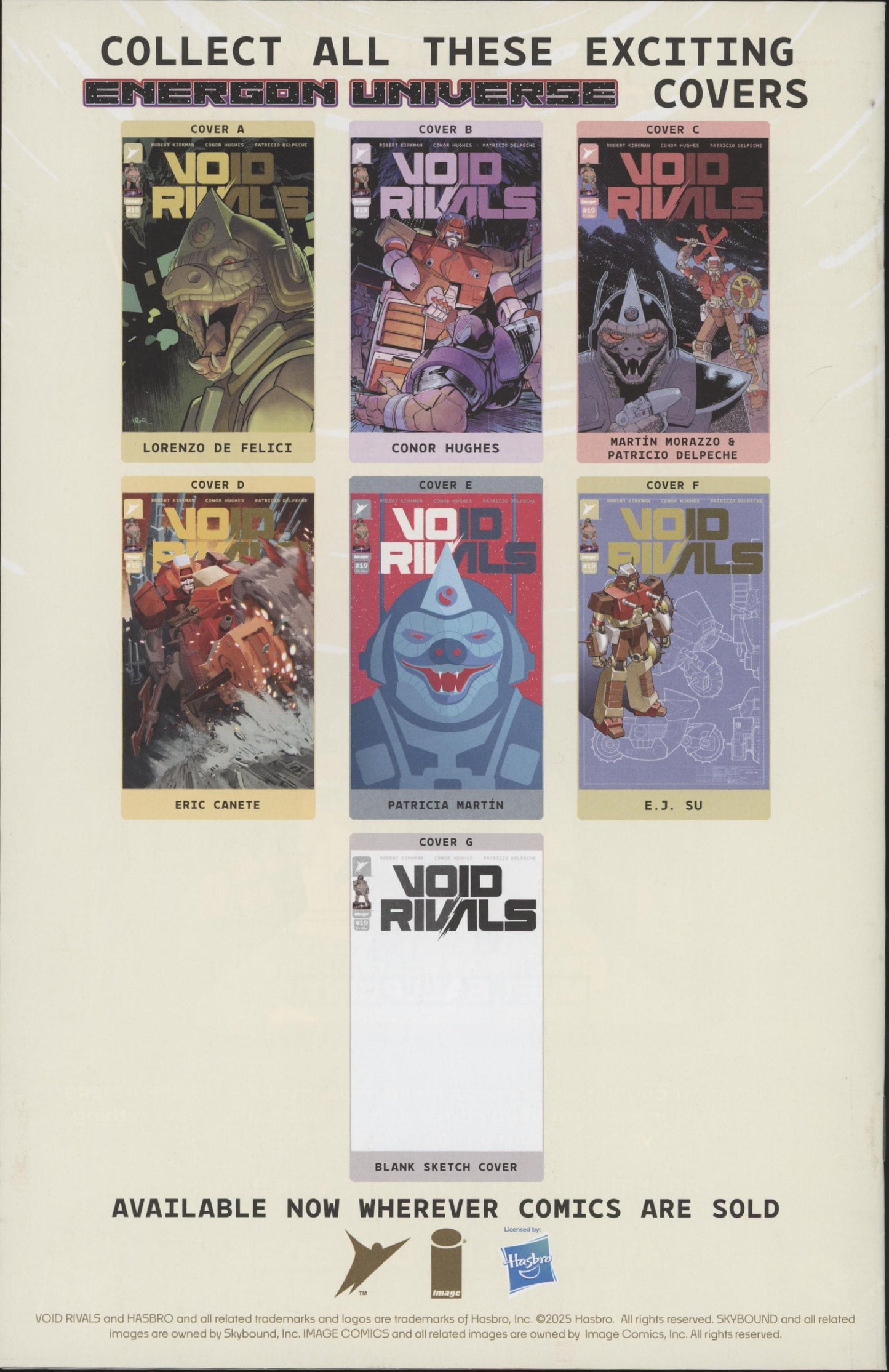 Void Rivals Issue #19C 1:10 Retailer Incentive Variant