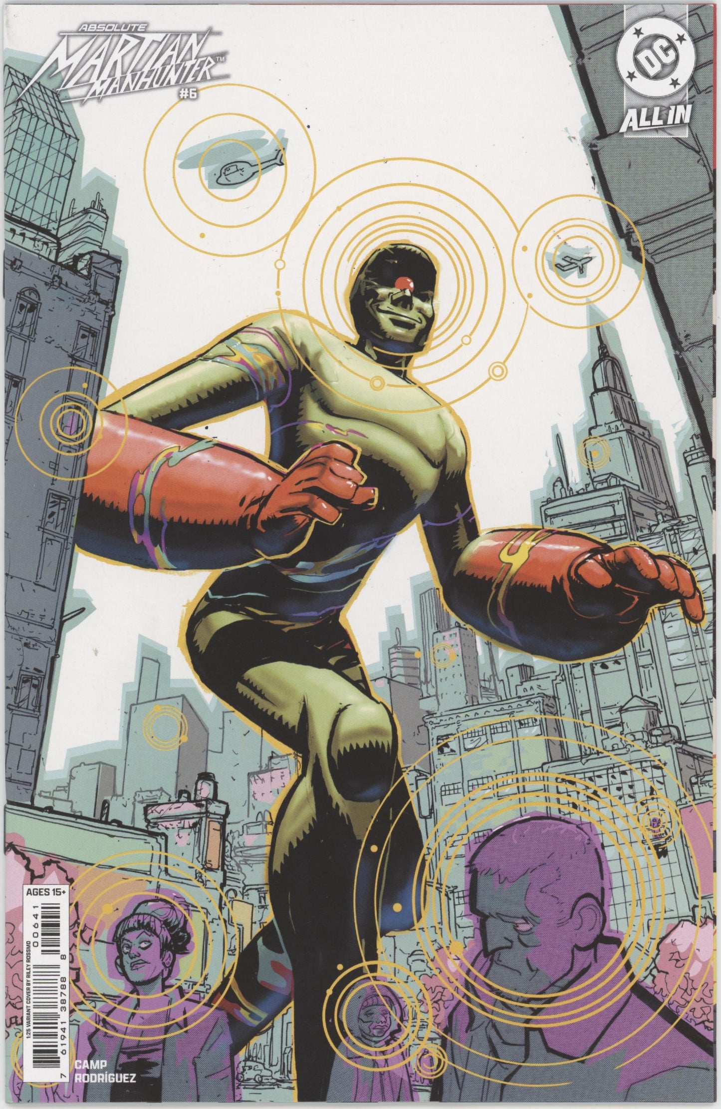 Absolute Martian Manhunter #6 (Of 12) Cover D 1 in 25 Riley Rossmo Card Stock Variant