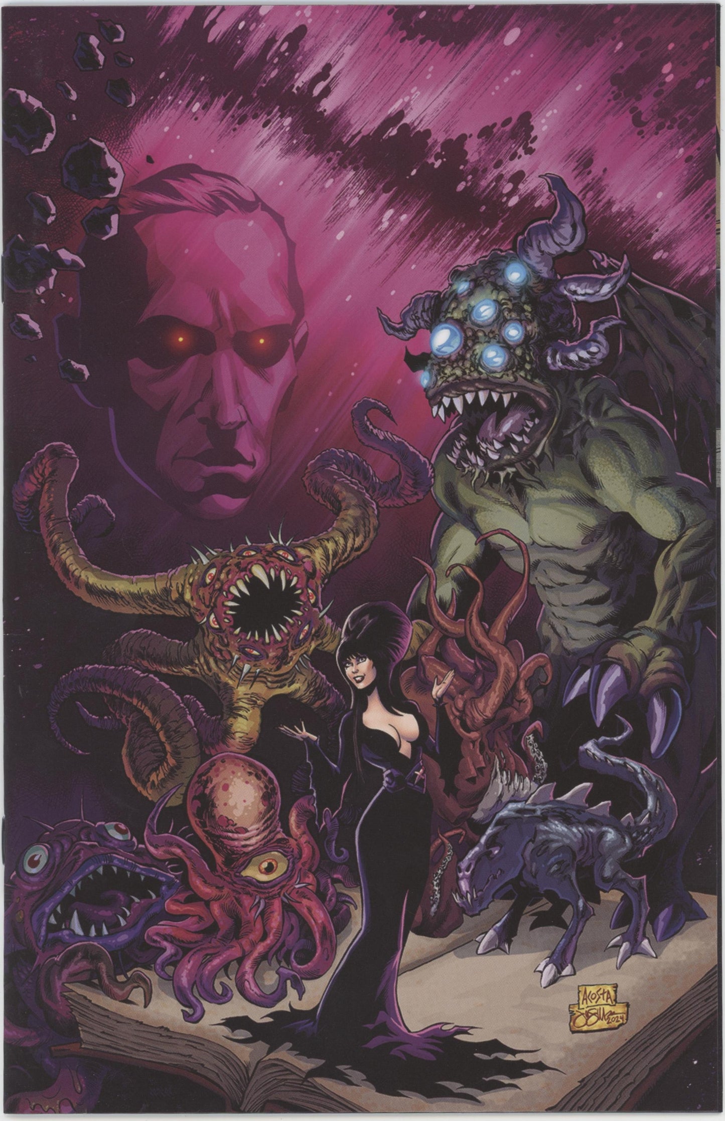 Elvira Meets HP Lovecraft Issue #5E Virgin Edition