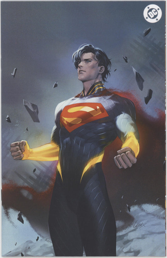 ABSOLUTE SUPERMAN #9 CVR E INC 1:50 LESLEY LEIRIX LI VIRGIN CARD STOCK VAR