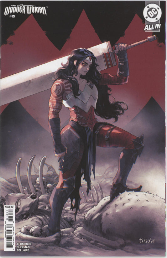 ABSOLUTE WONDER WOMAN #10 CVR D INC 1:25 TIRSO CARD STOCK VAR