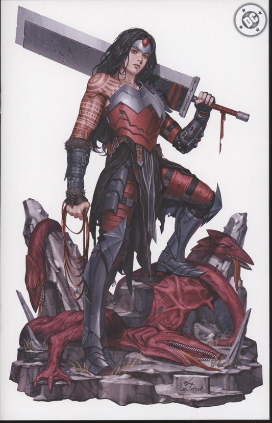 ABSOLUTE WONDER WOMAN #9 CVR E INC 1:50 INHYUK LEE VIRGIN CARD STOCK VAR