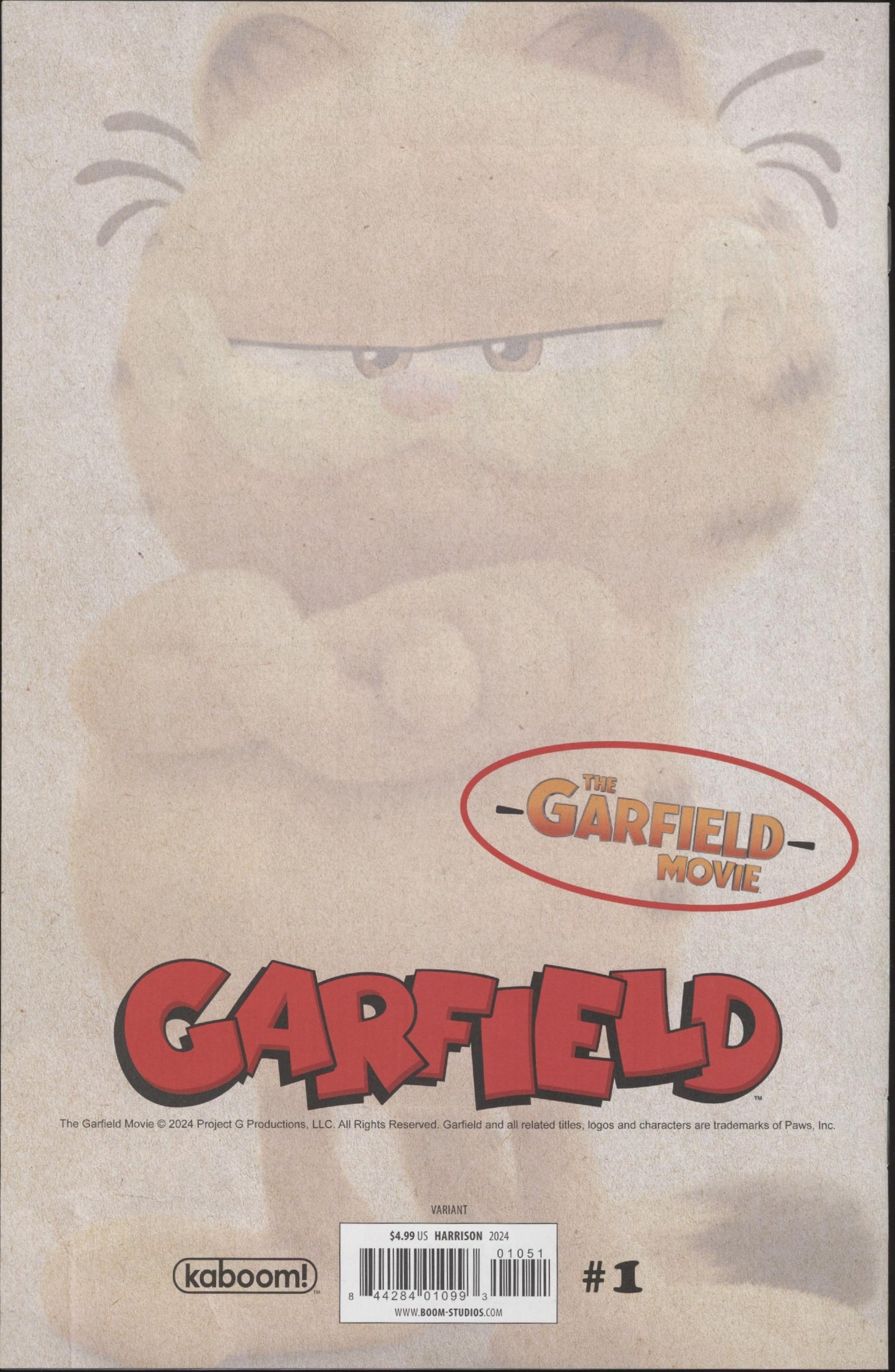 Garfield Issue #1E 1:10 Retailer Incentive Variant