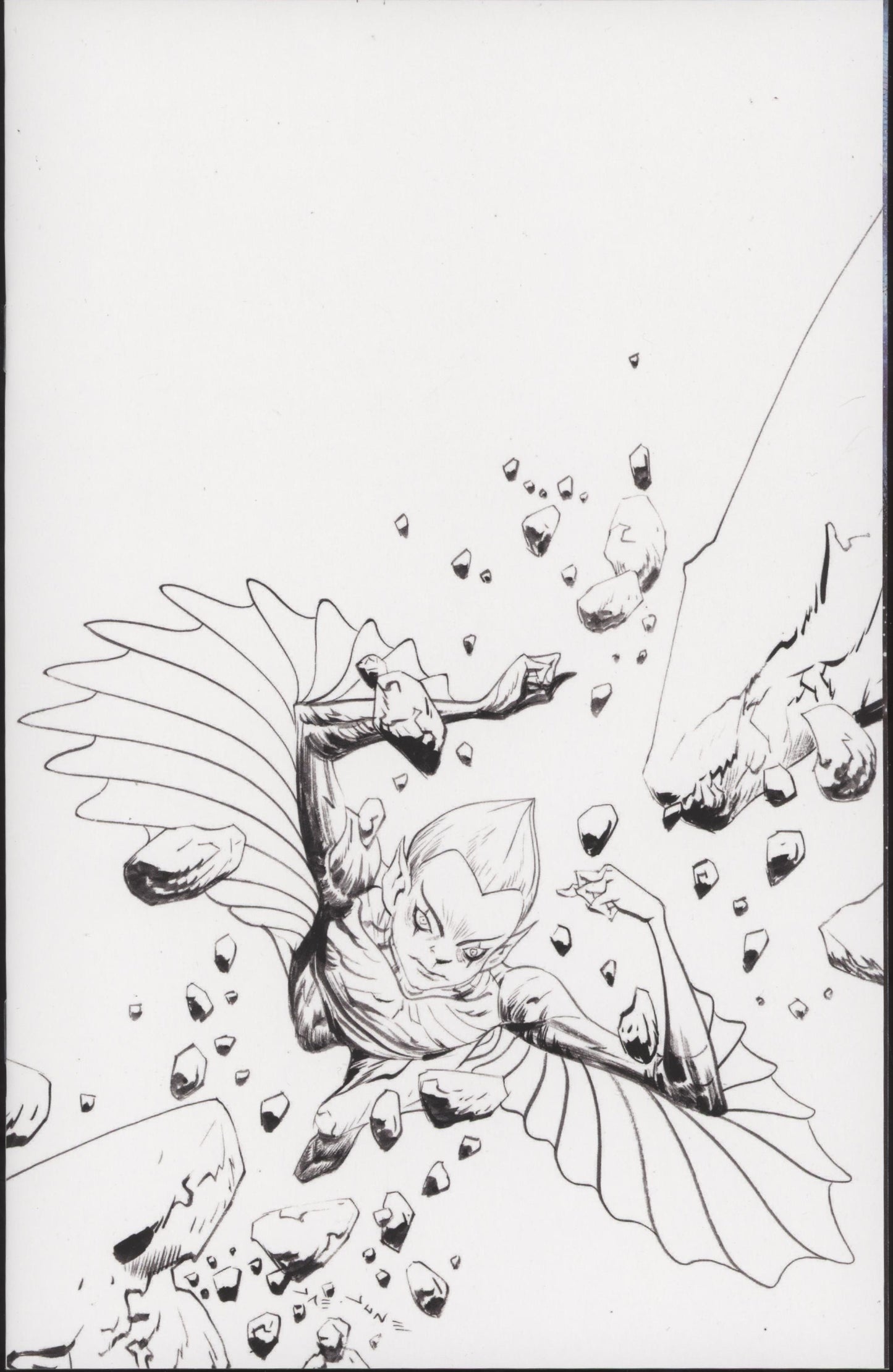 Silverhawks #7 Cover H 1 in 10 Jae Lee Line Art Full Art Variant