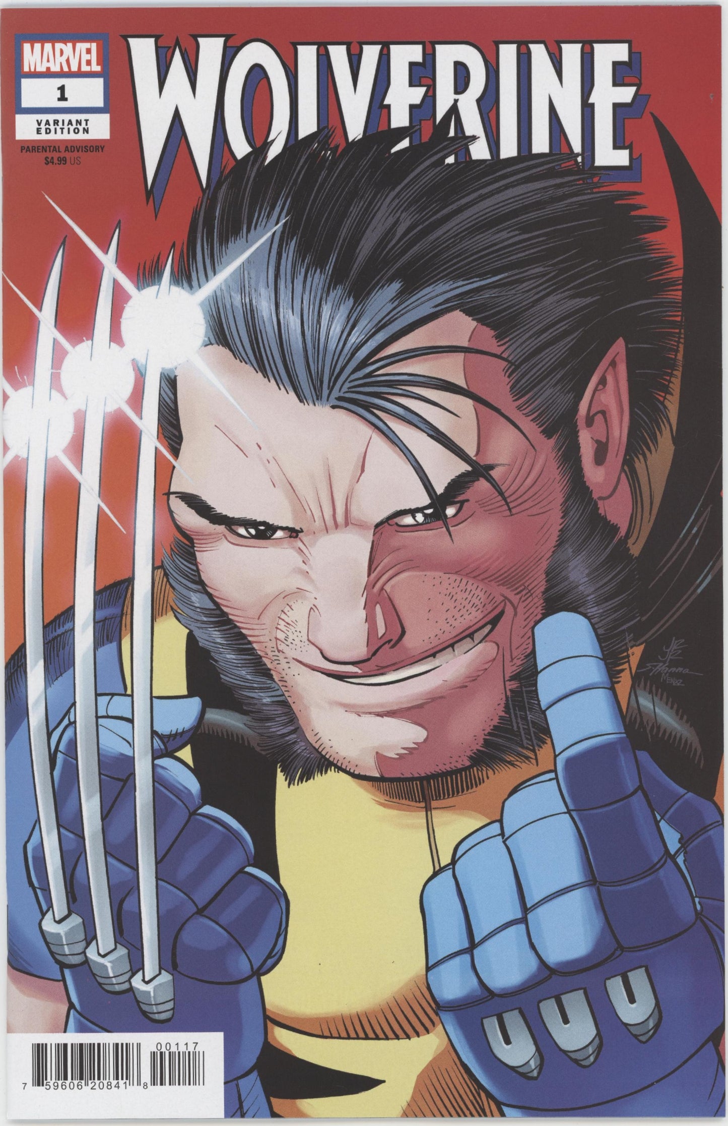 Wolverine Issue #1J 1:25 Retailer Incentive Variant