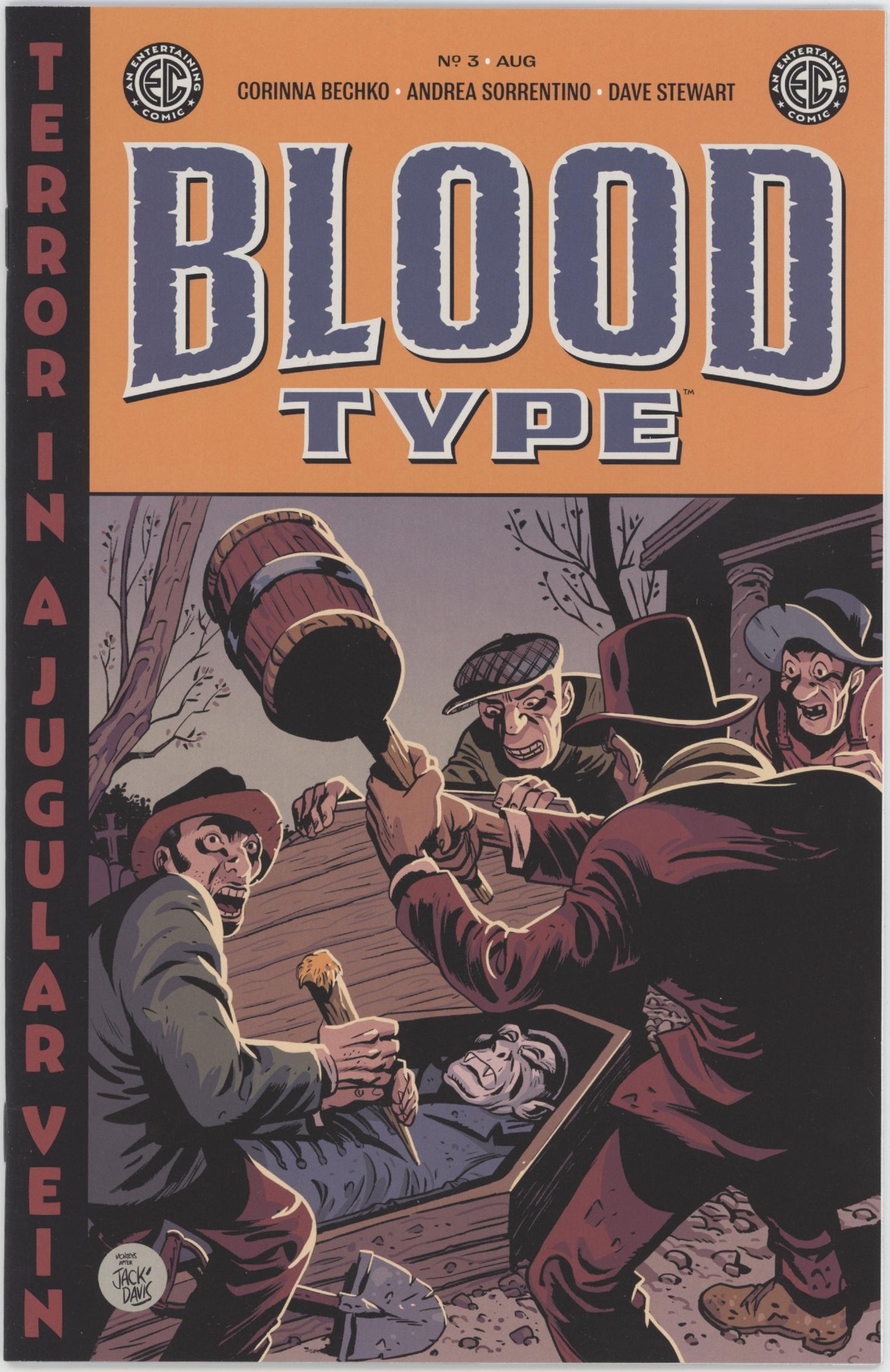 EC Blood Type #3 (Of 4) Cover C 1 in 10 Albert Monteys EC Homage Variant