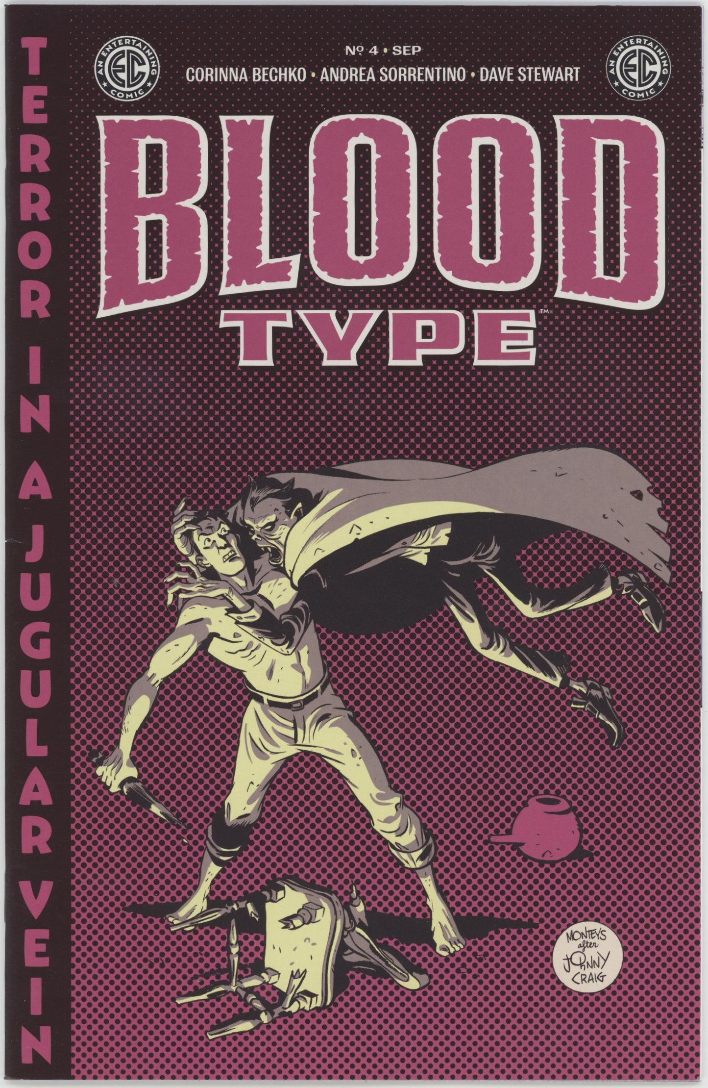 EC Blood Type #4 (Of 4) Cover C 1 in 10 Albert Monteys EC Homage Variant