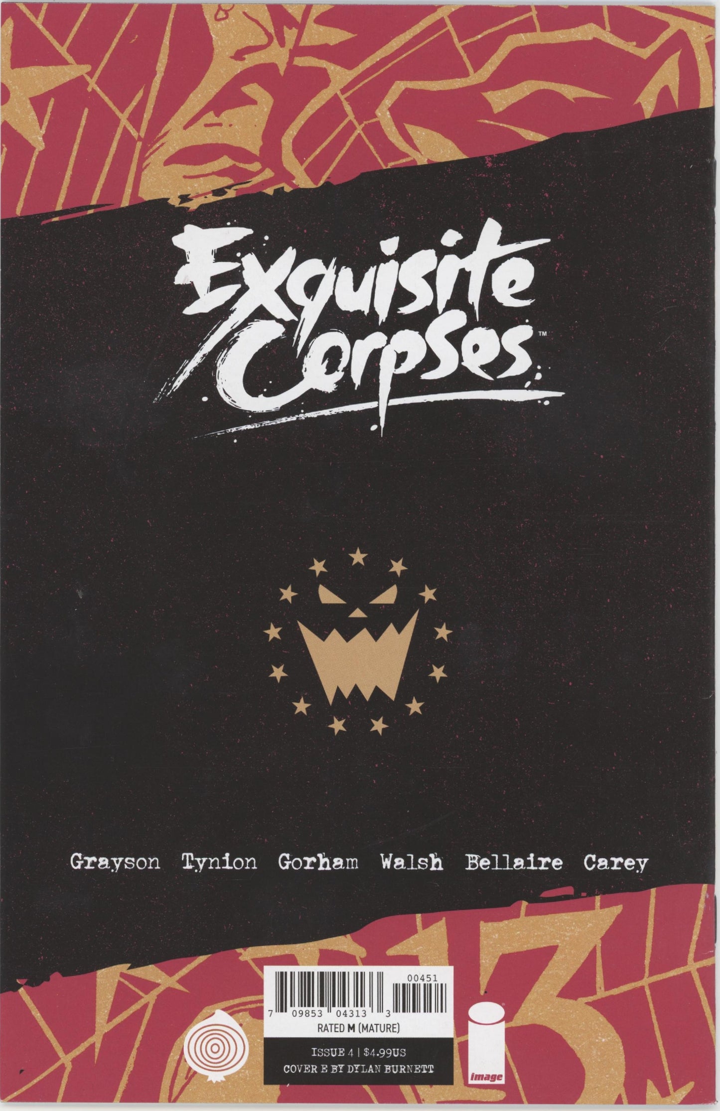Exquisite Corpses #4 Cover E 1 in 25 Dylan Burnett Variant (Mature)