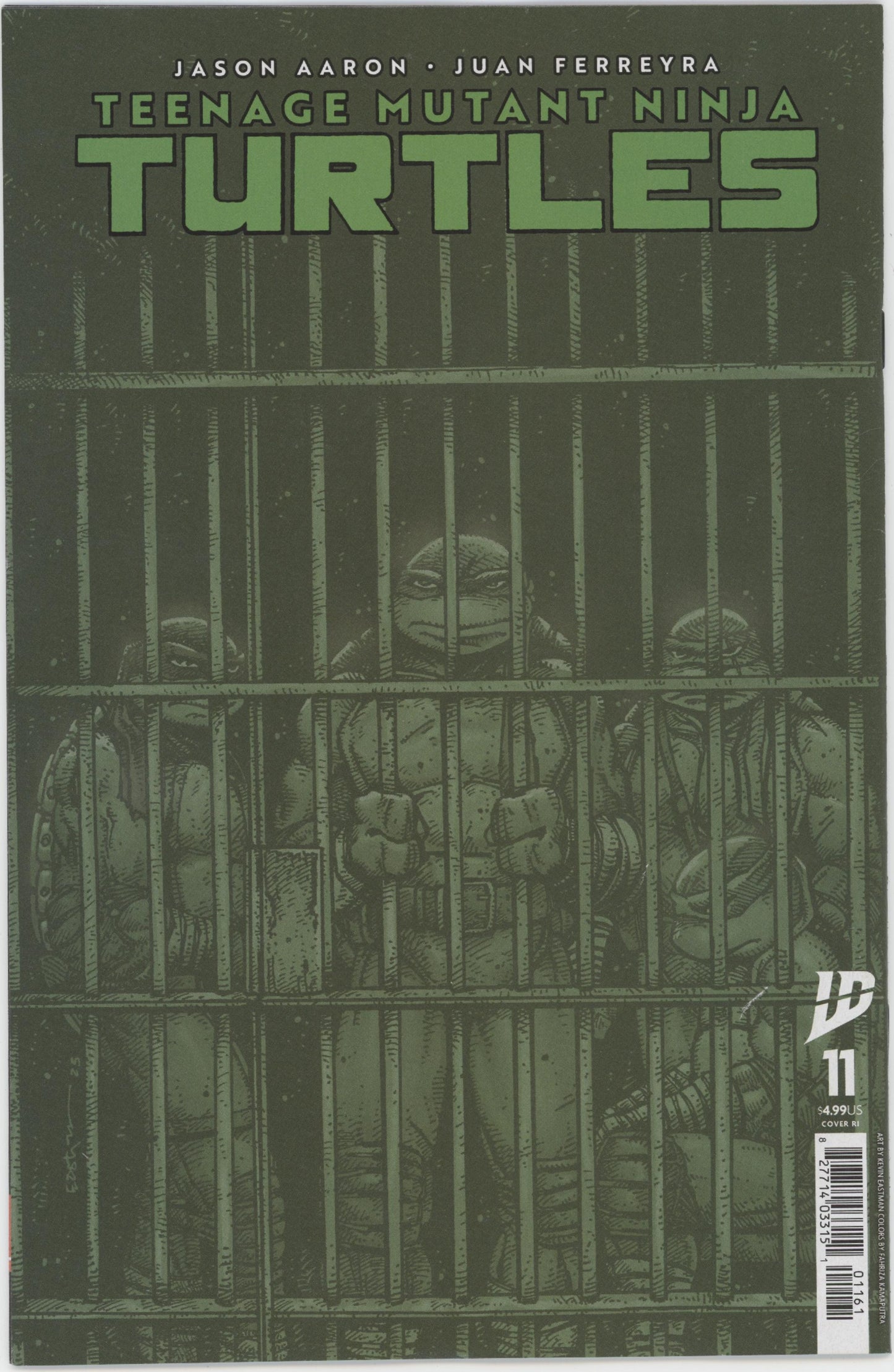 Teenage Mutant Ninja Turtles #11 Variant RI (10) (Eastman Full Art)