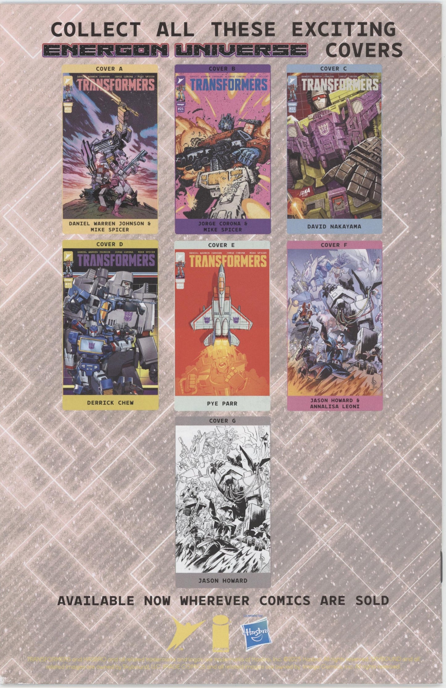 TRANSFORMERS #21 CVR C INC 1:10 DAVID NAKAYAMA VAR
