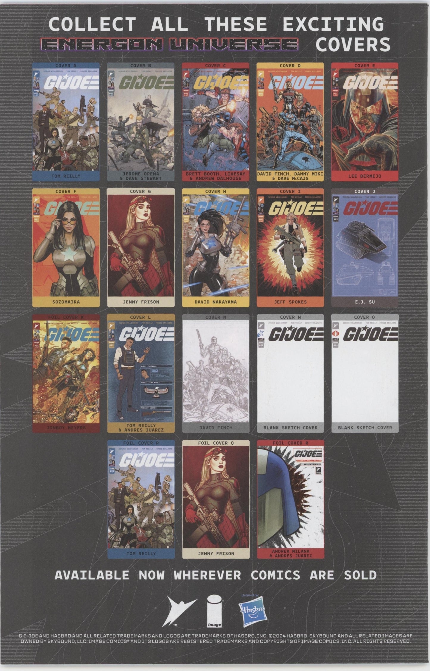 GI Joe Issue #1H 1:10 Retailer Incentive Variant