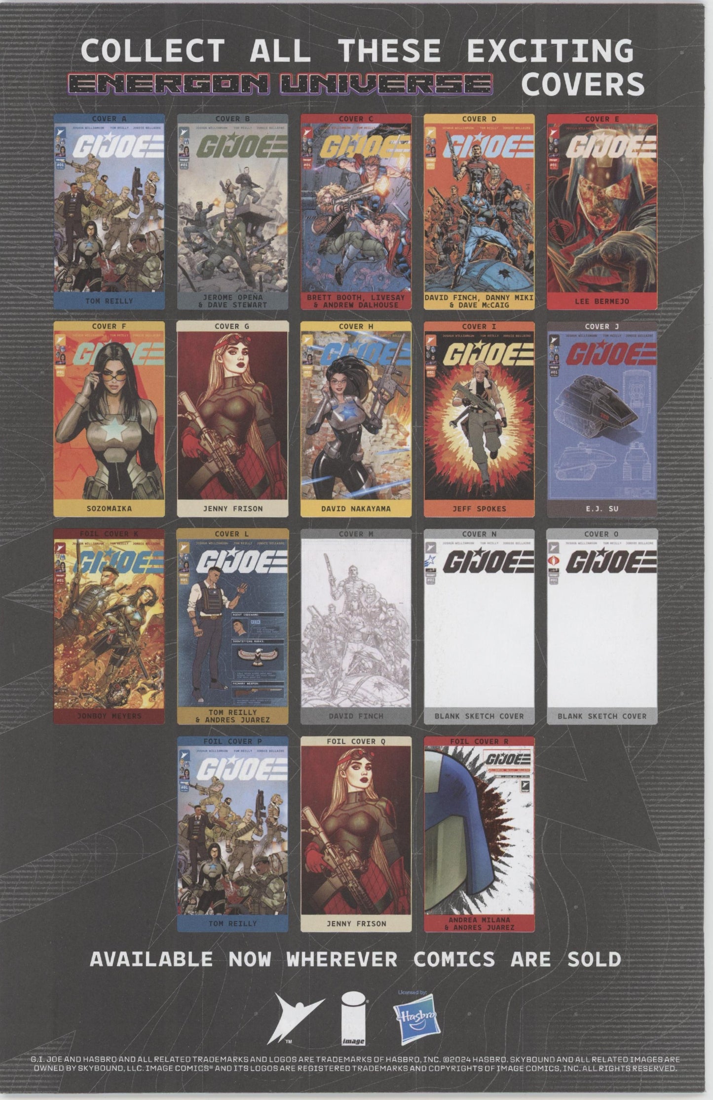 GI Joe Issue #1I 1:25 Retailer Incentive Variant