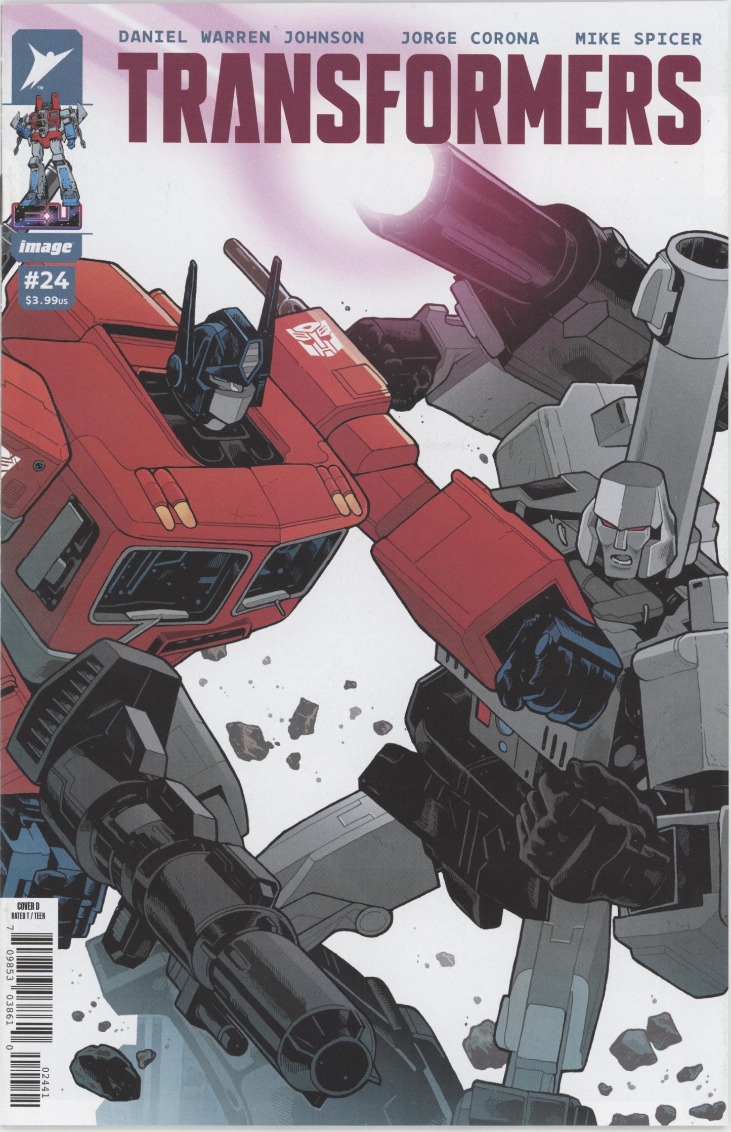 Transformers #24 Cover D 1 in 25 Jeff Spokes Variant