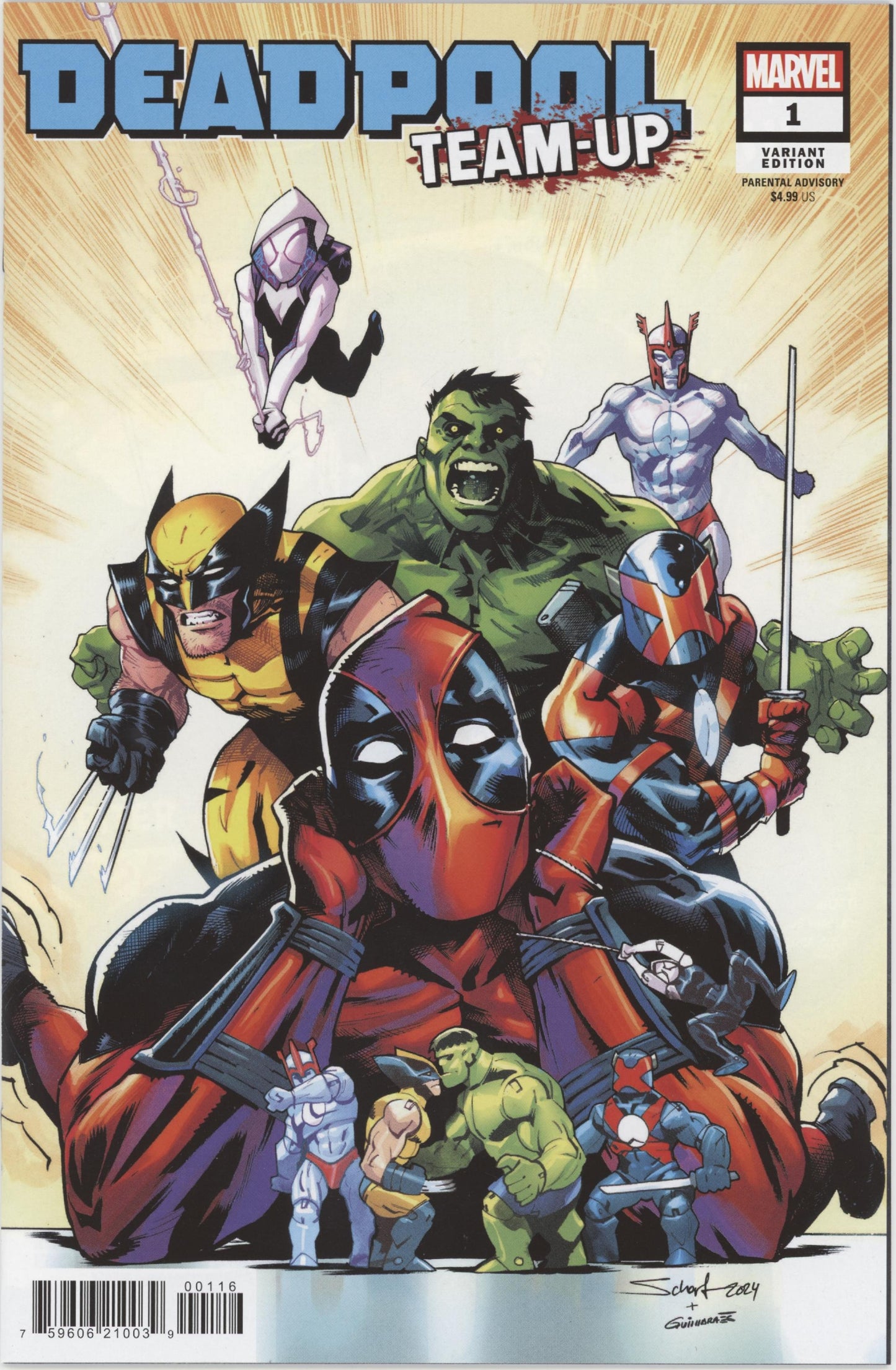 Deadpool Team-Up Issue #1G 1:25 Retailer Incentive Variant