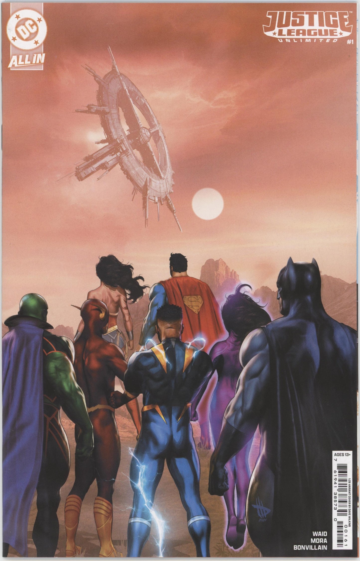 Justice League Unlimited Issue #1I 1:25 Retailer Incentive Variant
