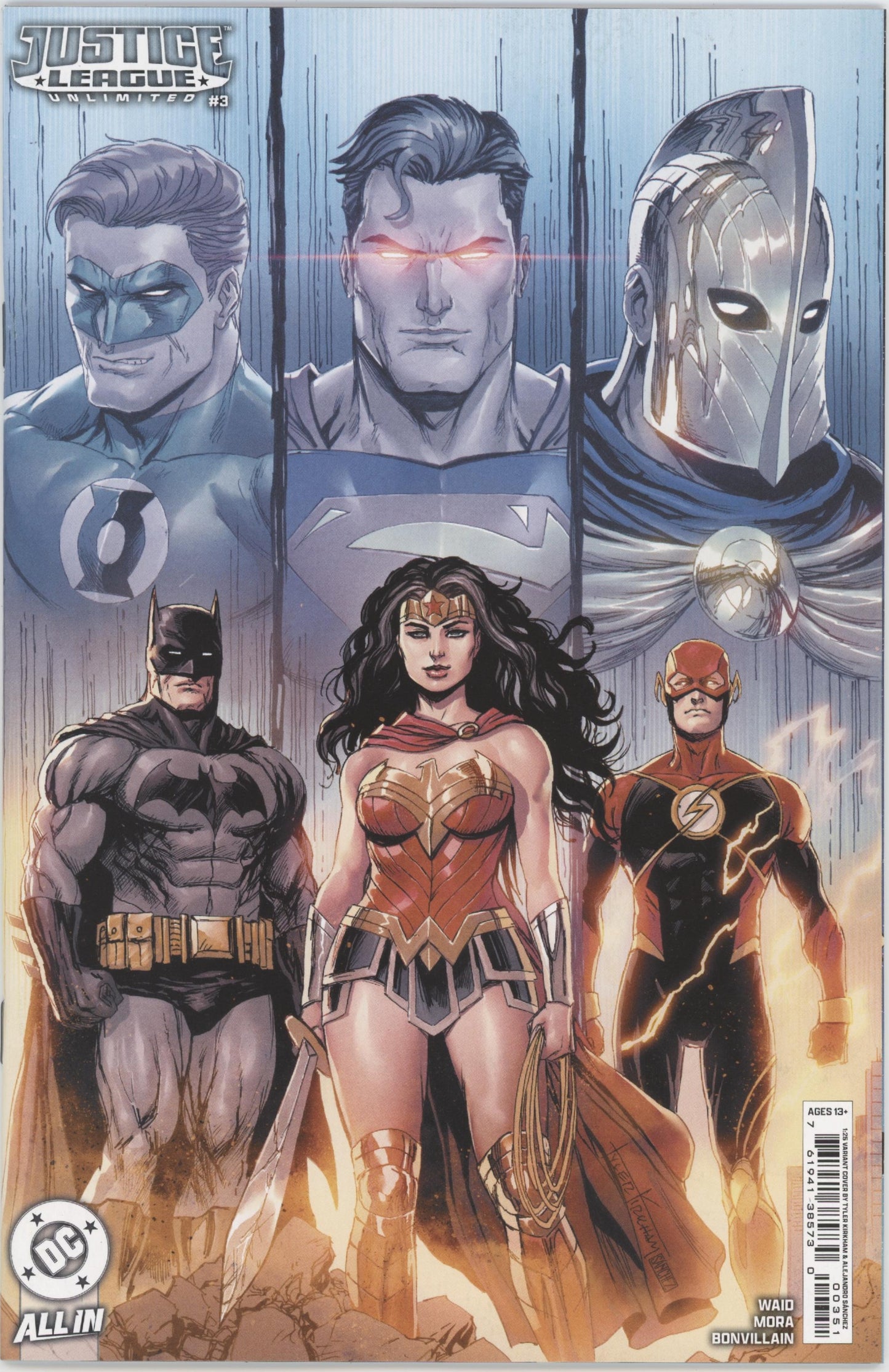 Justice League Unlimited Issue #3F 1:25 Retailer Incentive Variant