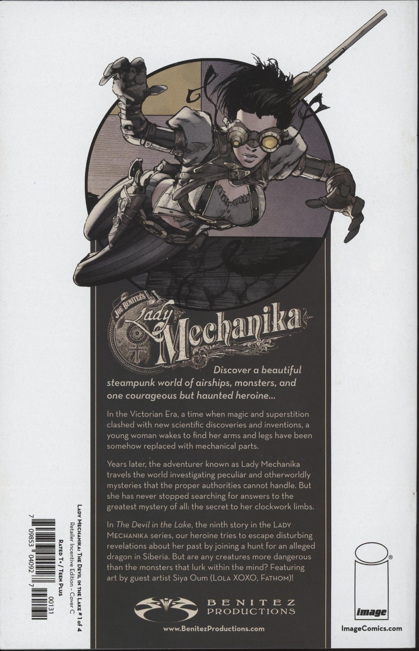 Lady Mechanika Devil in the Lake Issue #1C 1:10 Retailer Incentive Variant