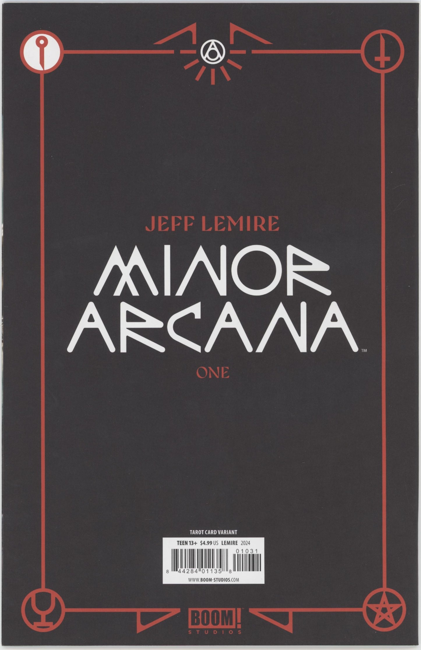 Minor Arcana Issue #1C 1:10 Retailer Incentive Variant