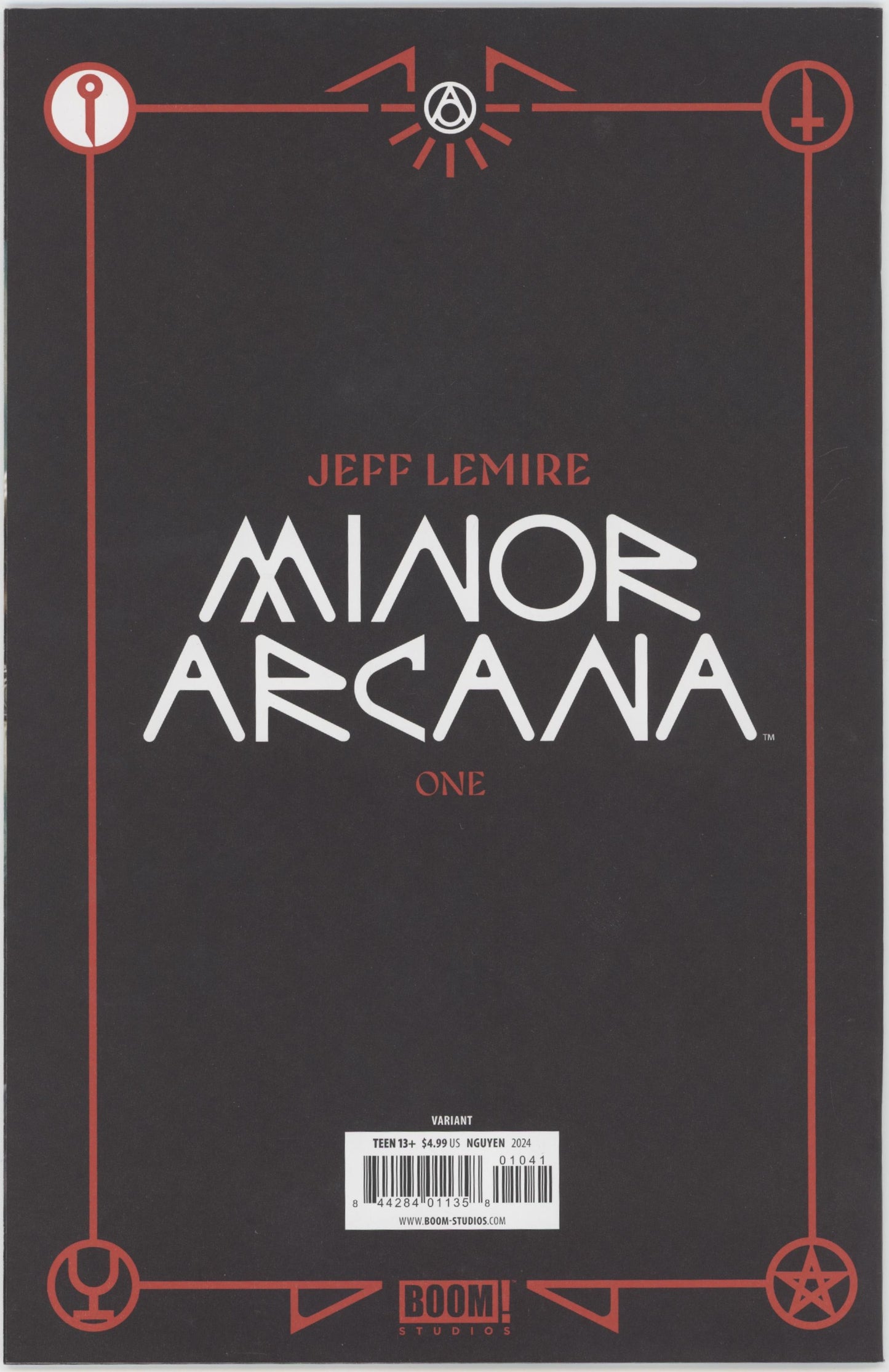 Minor Arcana Issue #1D 1:25 Retailer Incentive Variant