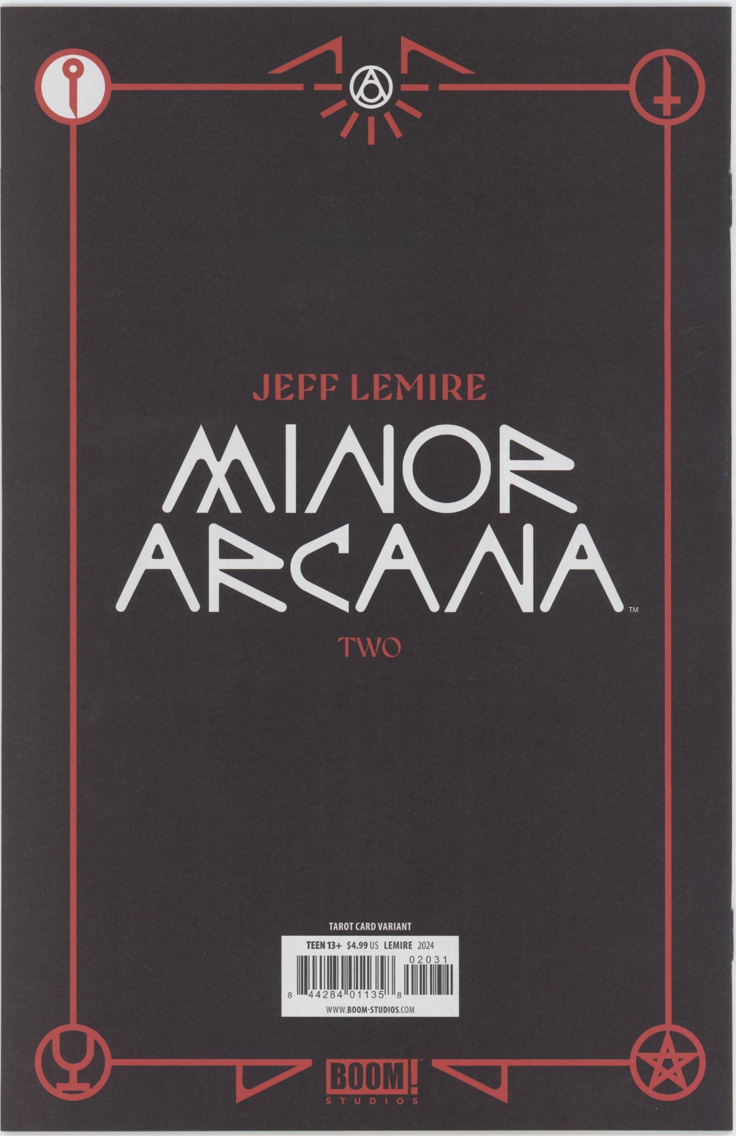 Minor Arcana Issue #2C 1:10 Retailer Incentive Variant
