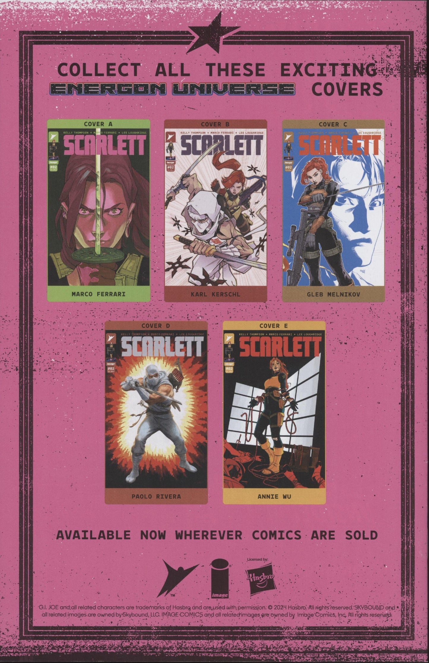Scarlett Issue #2C 1:10 Retailer Incentive Variant