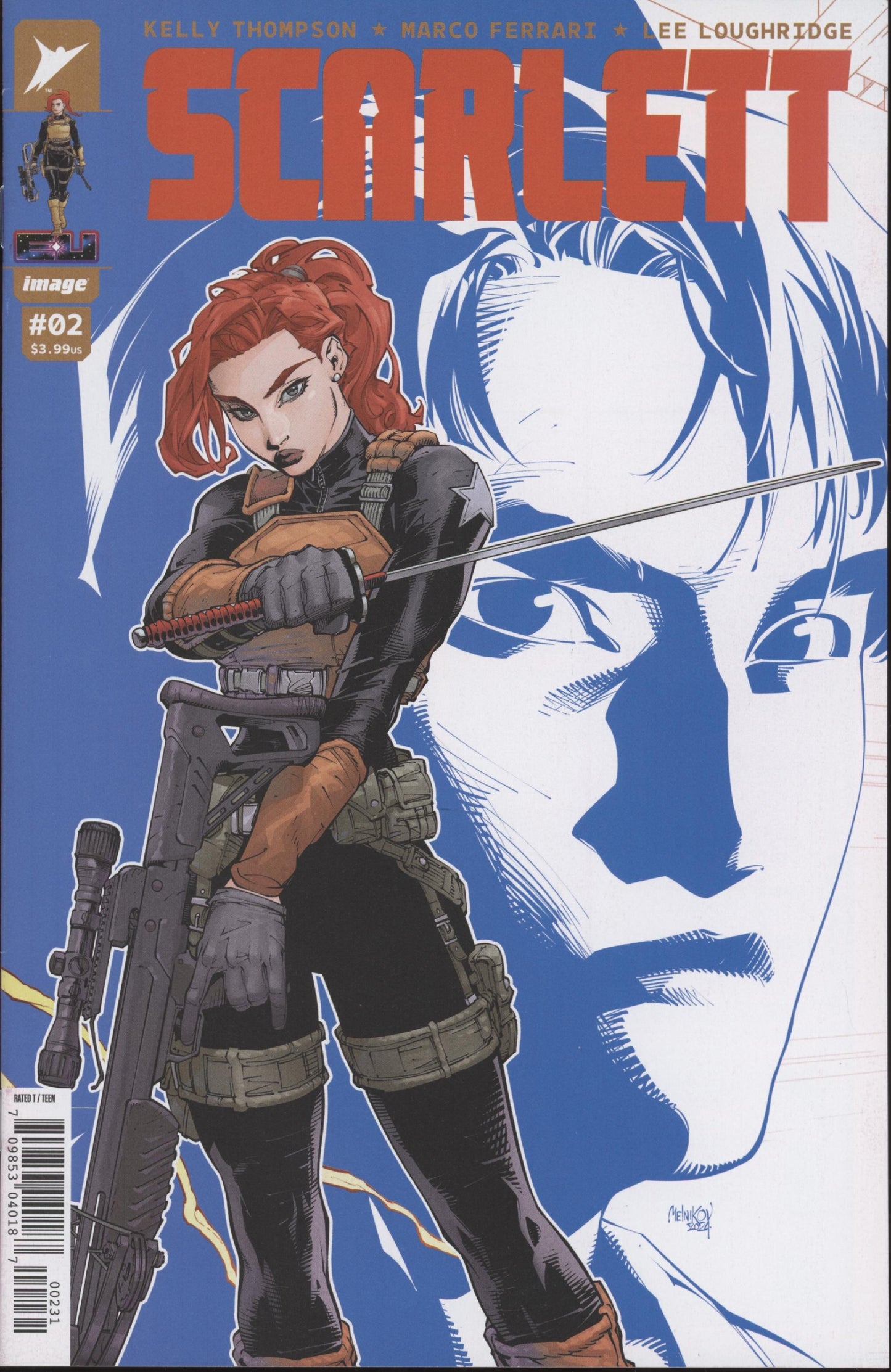 Scarlett Issue #2C 1:10 Retailer Incentive Variant