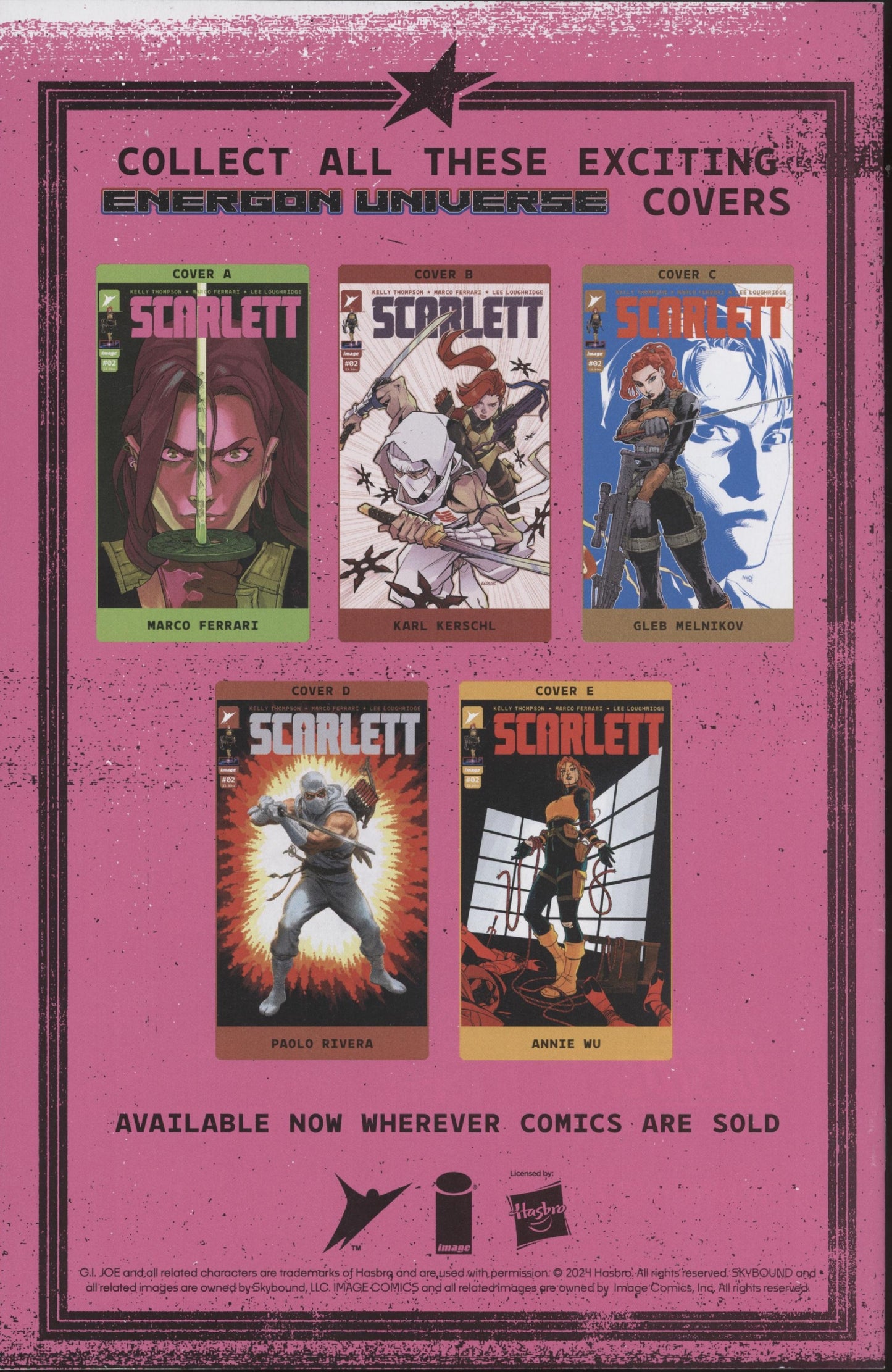Scarlett Issue #2D 1:25 Retailer Incentive Variant