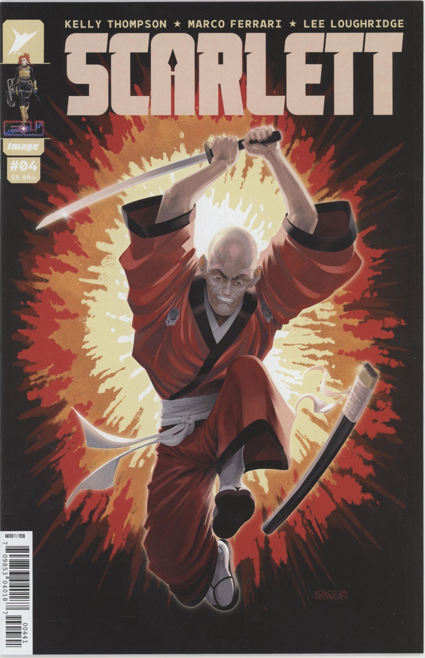 Scarlett Issue #4D 1:25 Retailer Incentive Variant