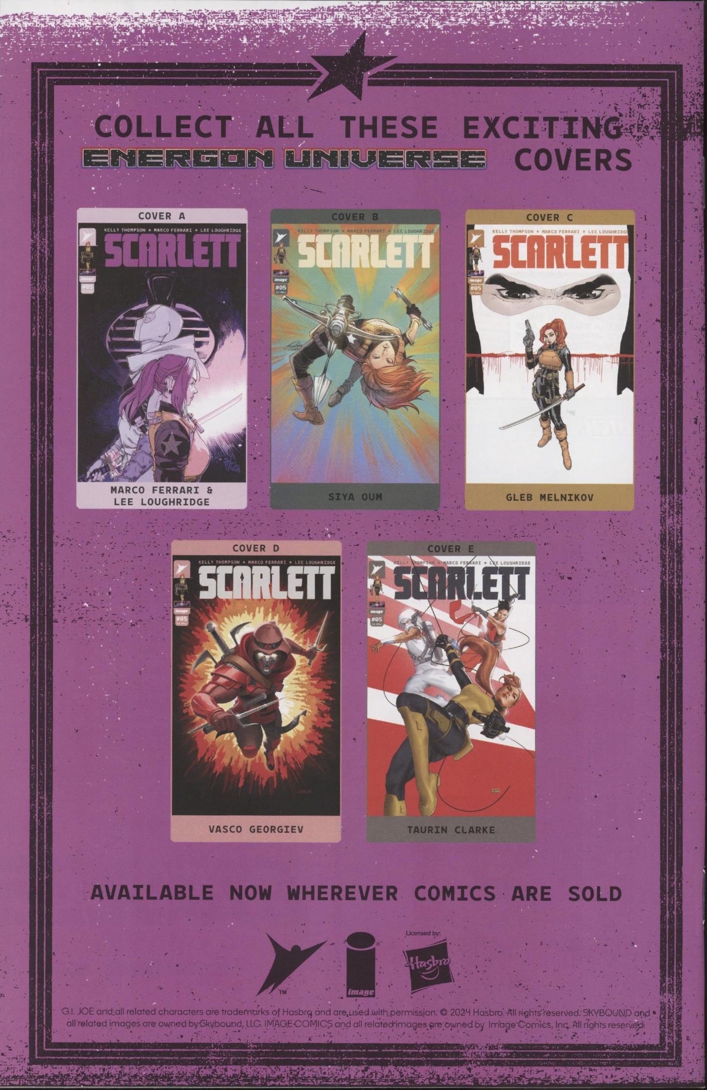 Scarlett Issue #5C 1:10 Retailer Incentive Variant