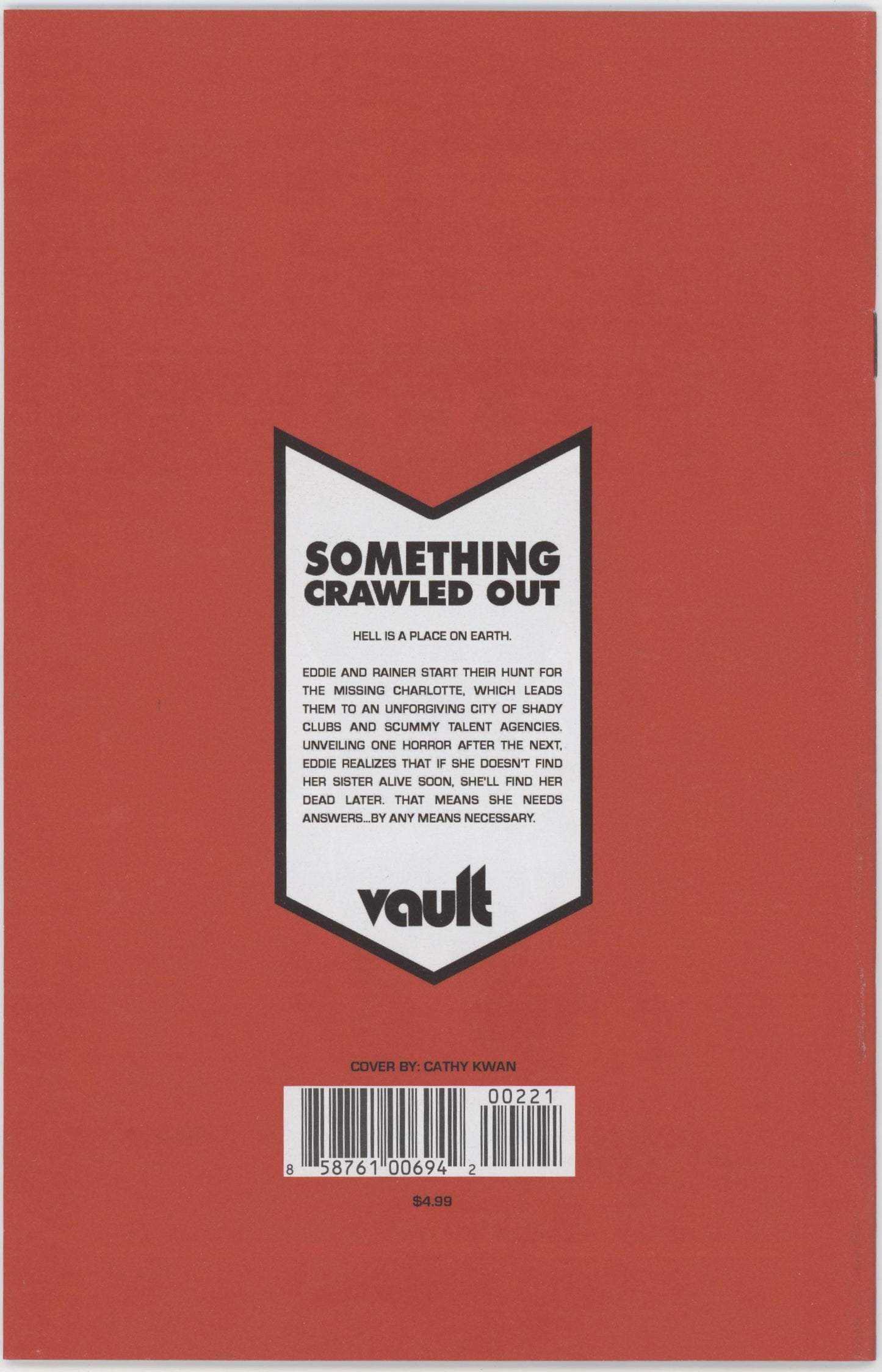 Something Crawled Out Issue #2B 1:5 Retailer Incentive Variant