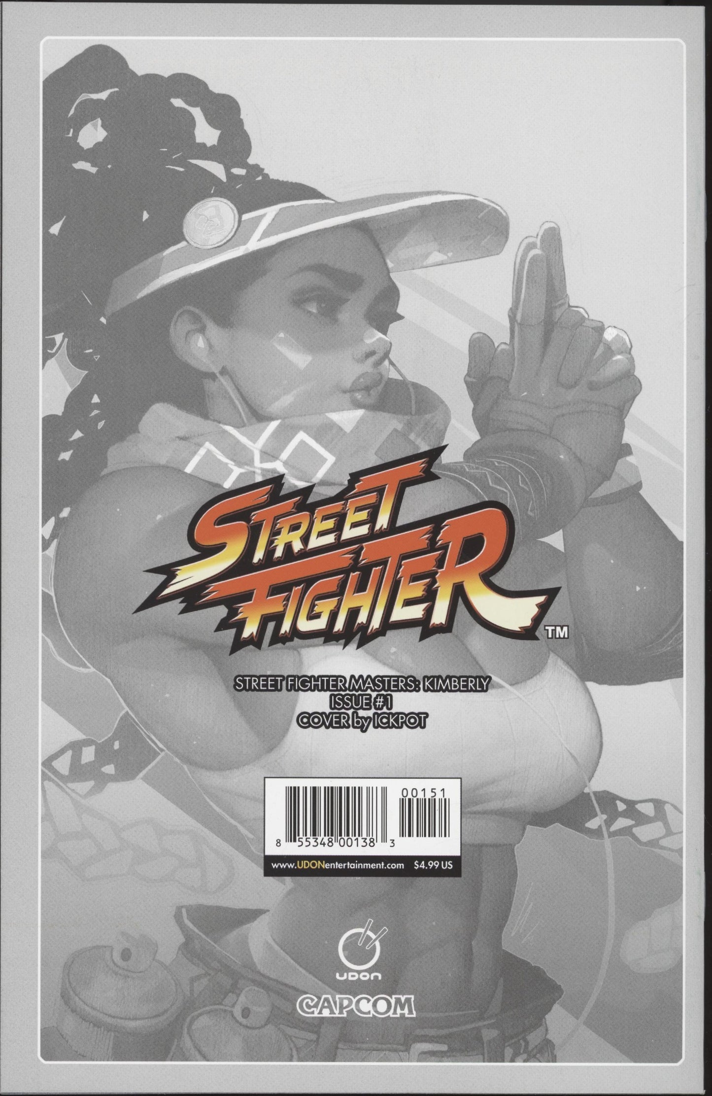 Street Fighter Masters Kimberly Issue #1 Secret Variant