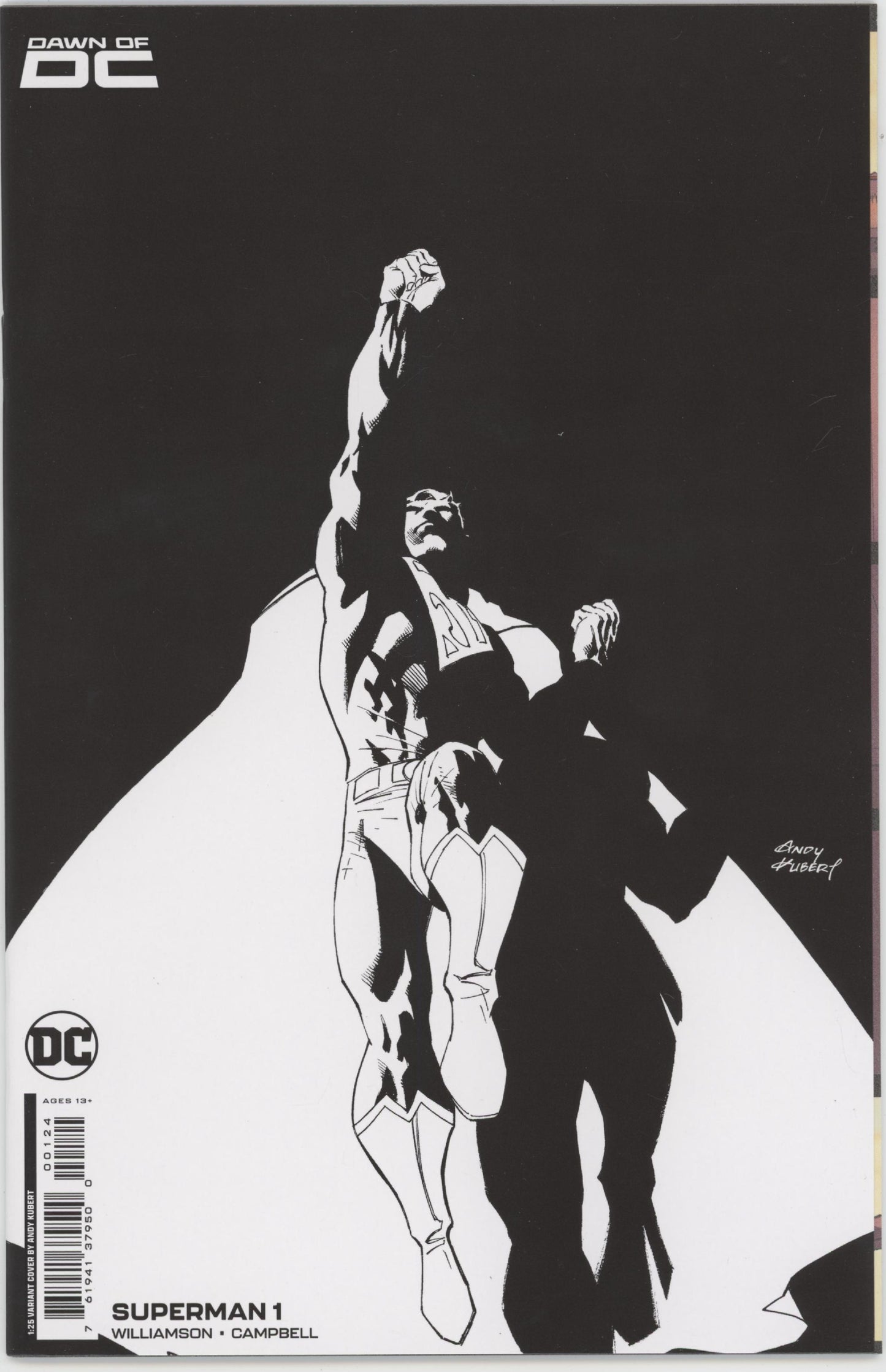 Superman Issue #1M 1:25 Retailer Incentive Variant