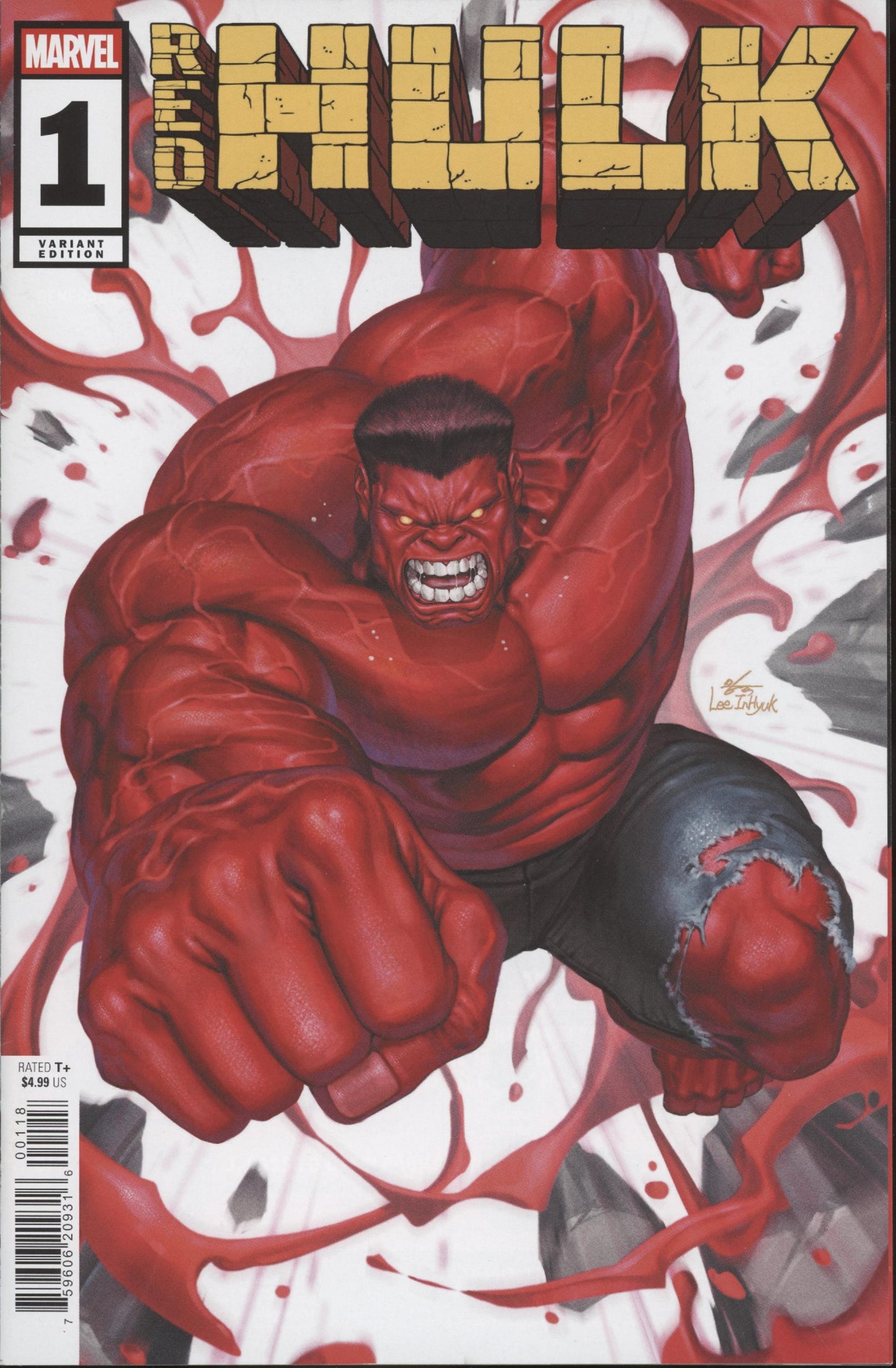 Red Hulk Issue #1H 1:25 Retailer Incentive Variant