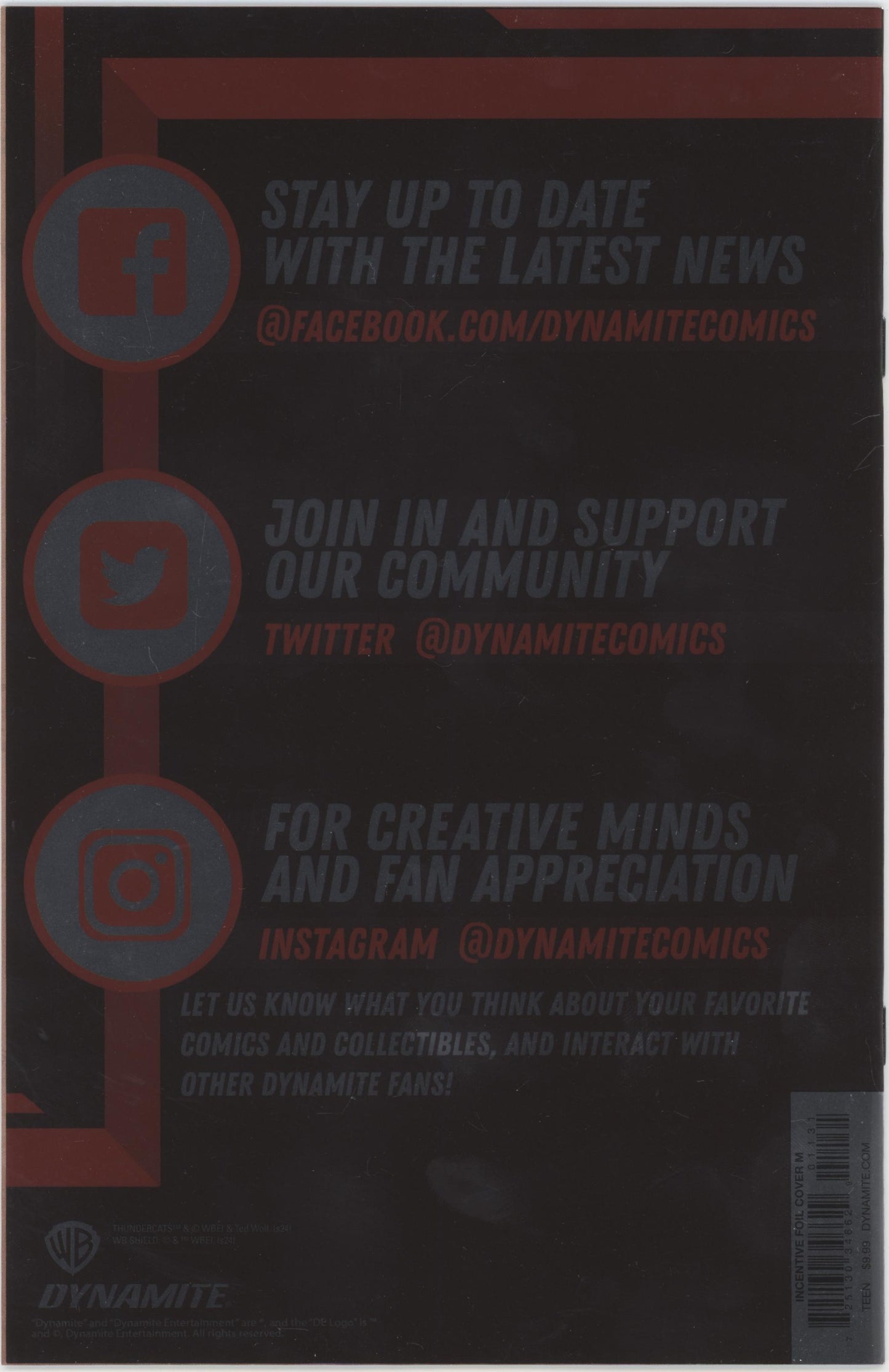 Thundercats Cheetara Issue #1M 1:10 Retailer Incentive Variant