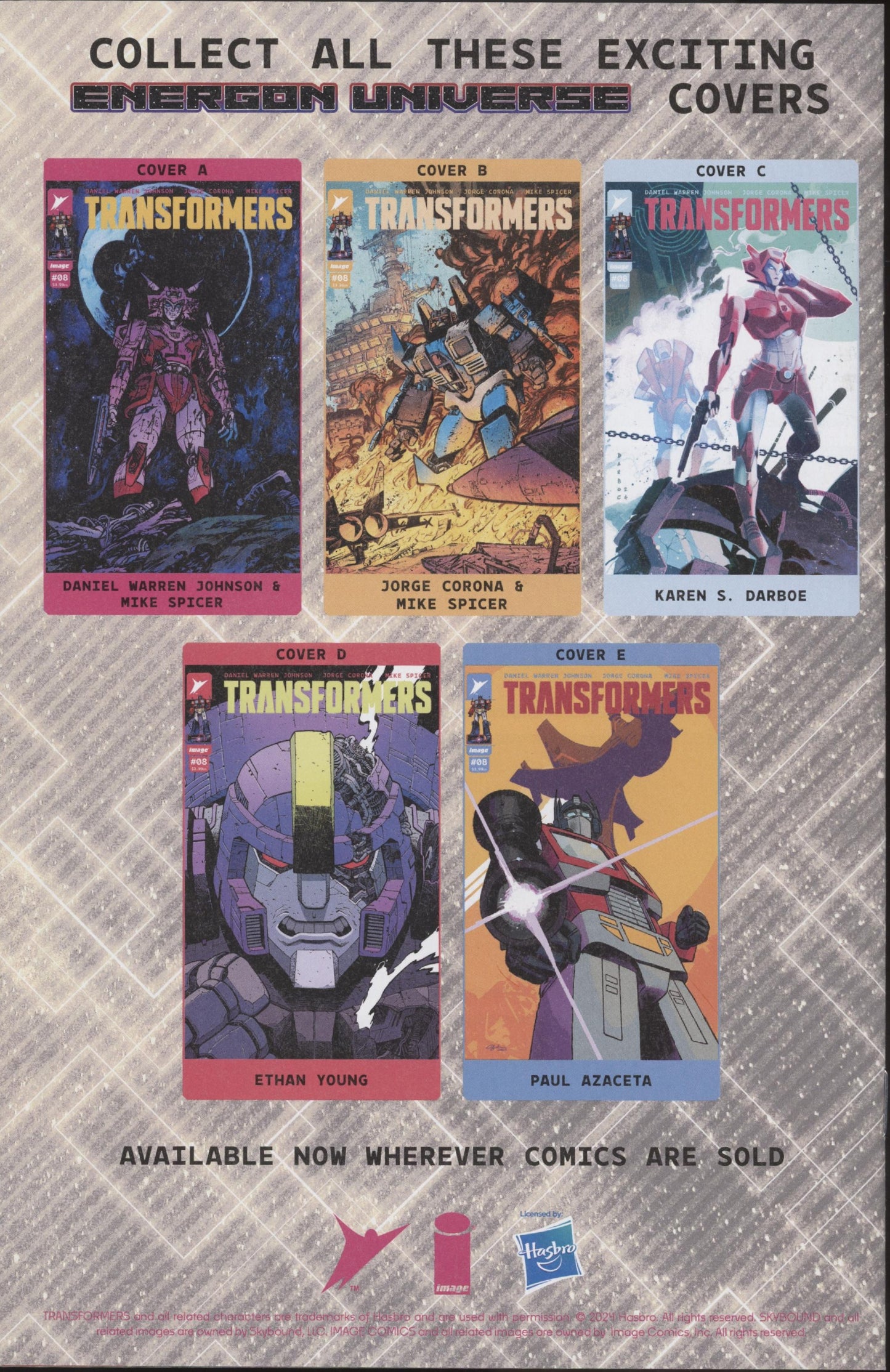 Transformers Issue #8C 1:10 Retailer Incentive Variant
