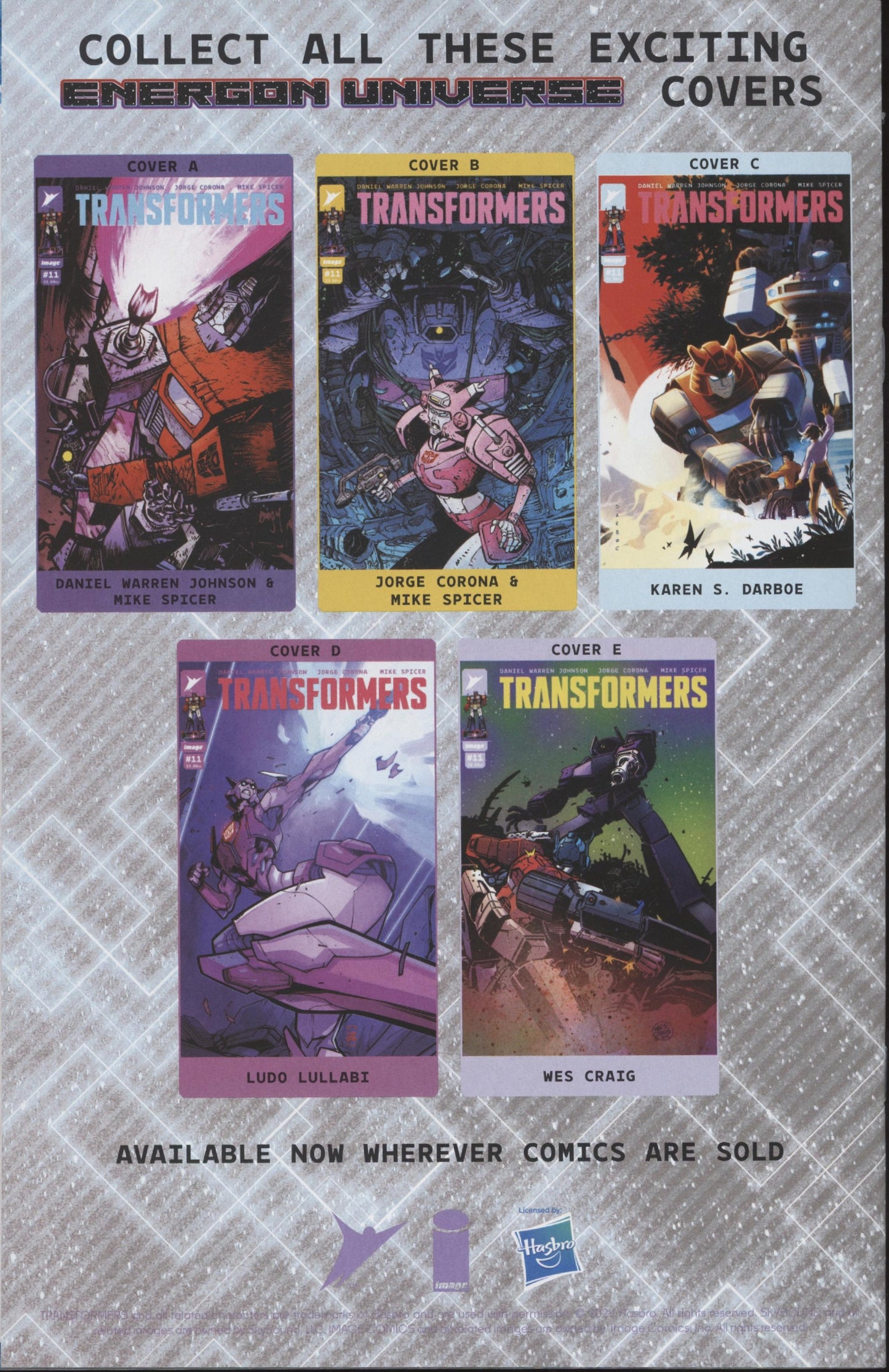 Transformers Issue #11D 1:25 Retailer Incentive Variant