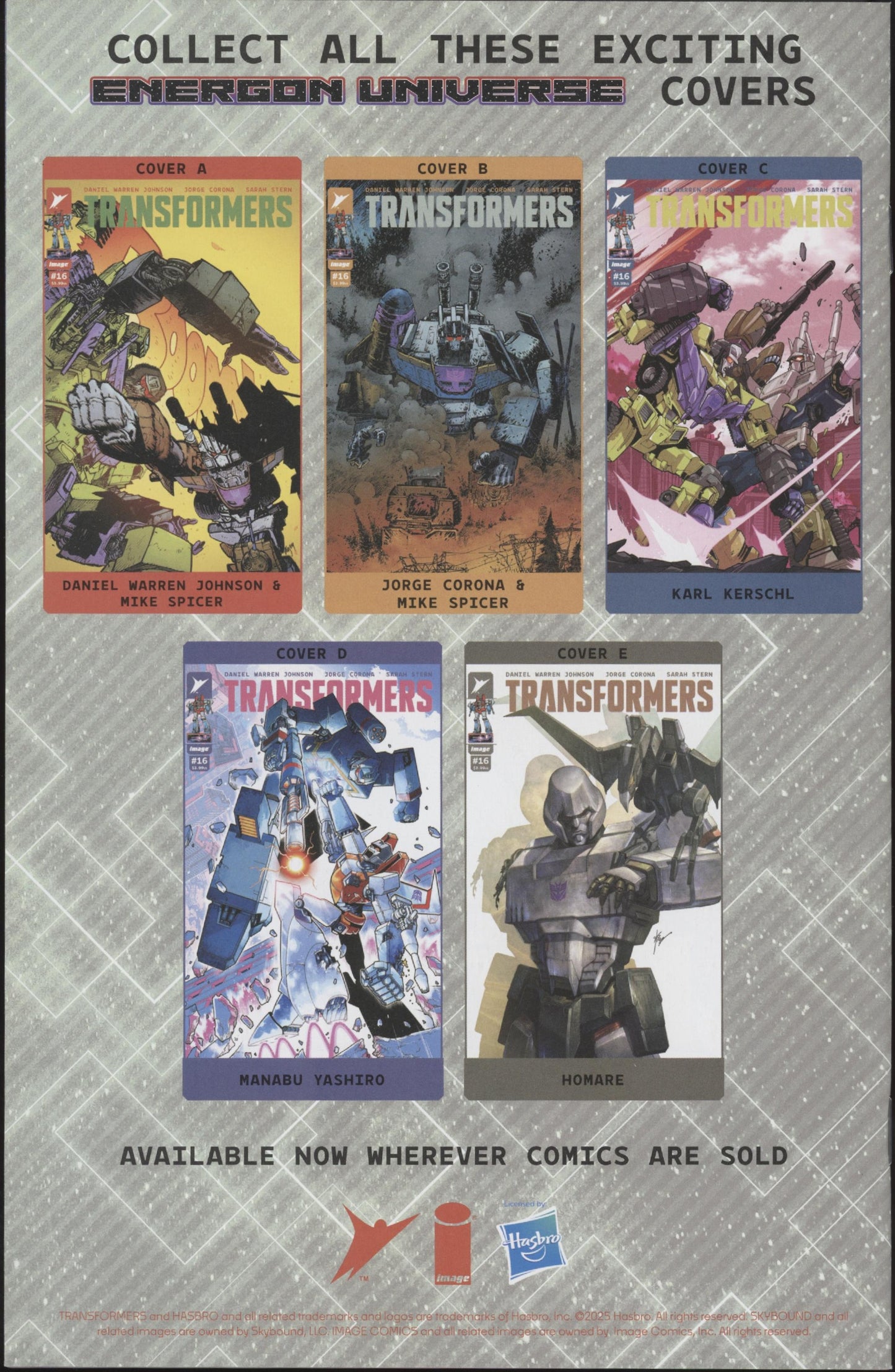 Transformers Issue #16C 1:10 Retailer Incentive Variant