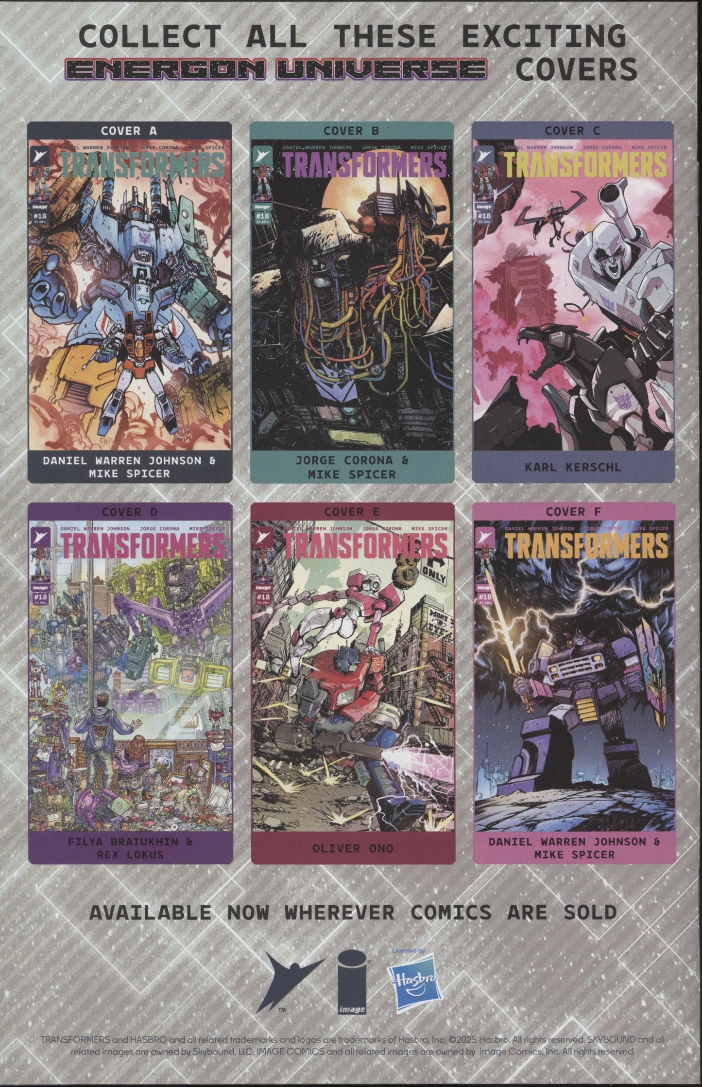 Transformers Issue #18C 1:10 Retailer Incentive Variant