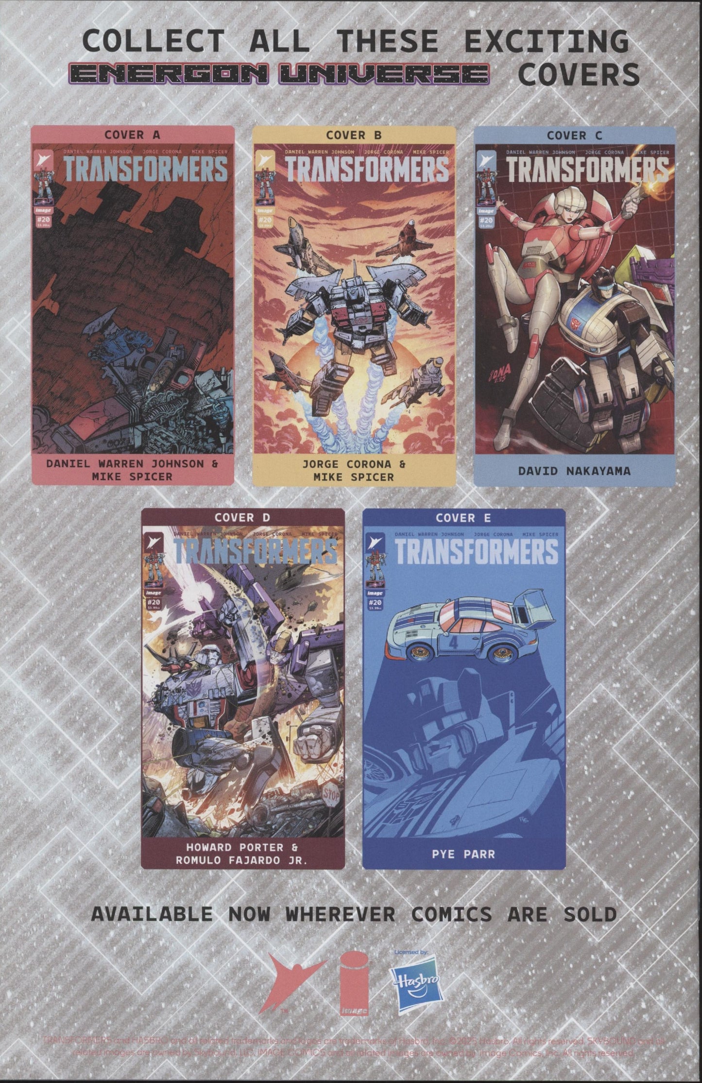 Transformers Issue #20D 1:25 Retailer Incentive Variant