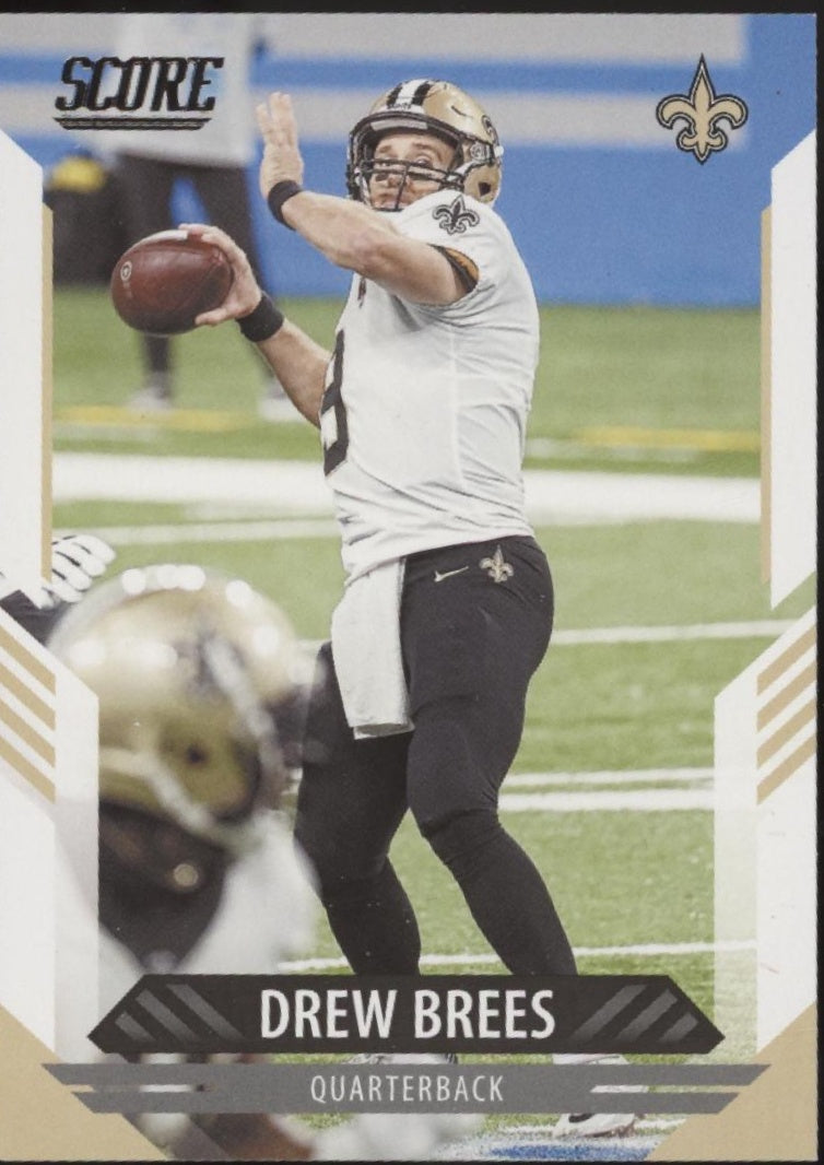 Drew Brees Football Lot of 10