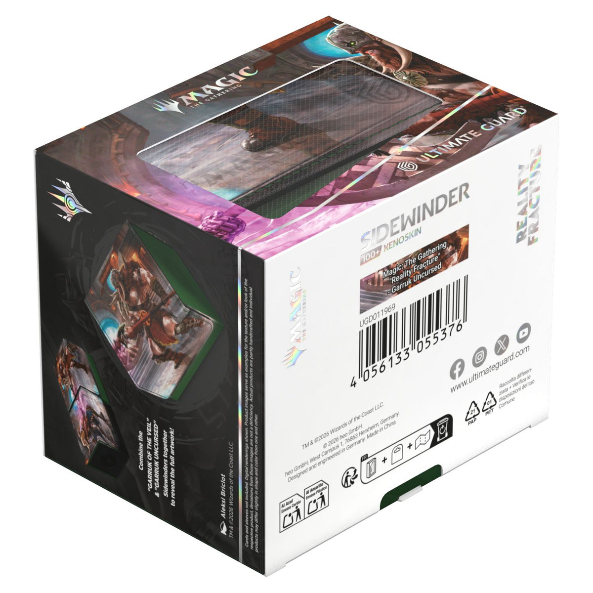Ultimate Guard: Magic the Gathering Reality Fracture Sidewinder 100+ Xenoskin (Garruk Uncursed)