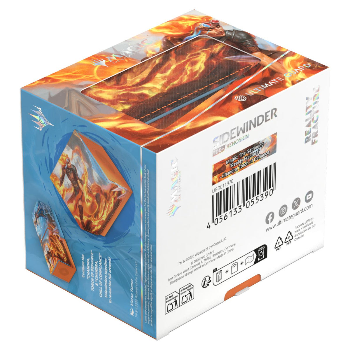 Ultimate Guard: Magic the Gathering Reality Fracture Sidewinder 100+ Xenoskin (Chandra, Torch of Defiance)
