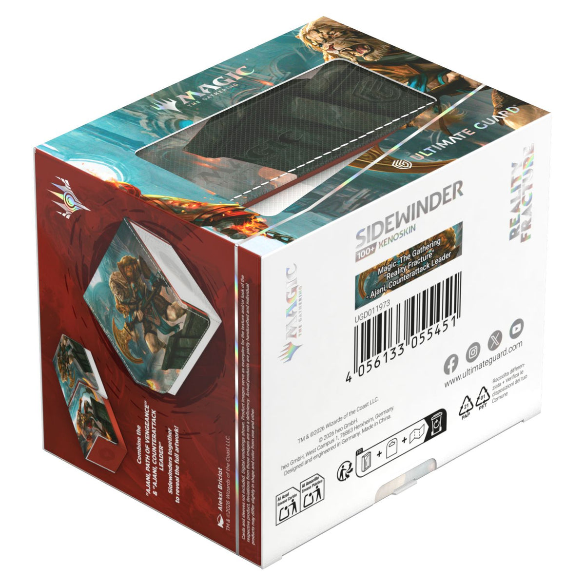 Ultimate Guard: Magic the Gathering Reality Fracture Sidewinder 100+ Xenoskin (Ajani, Counterattack Leader)