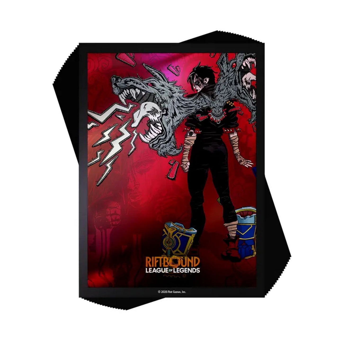 Riftbound League of Legends TCG: Art Sleeves (Vi, Piltover Enforcer)