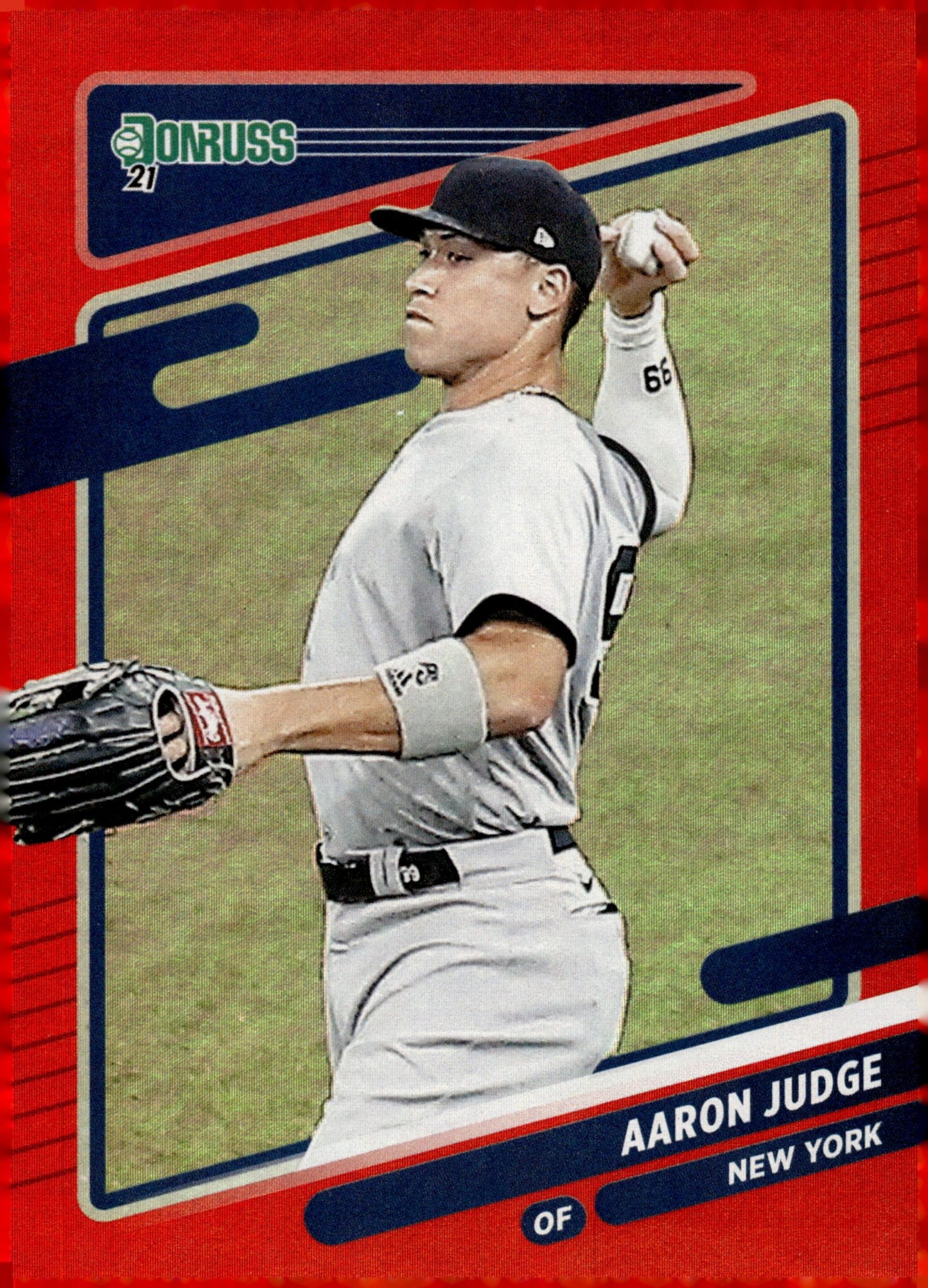 Aaron Judge 2021 Panini Donruss Red Foil #182 - Collector Store LLC