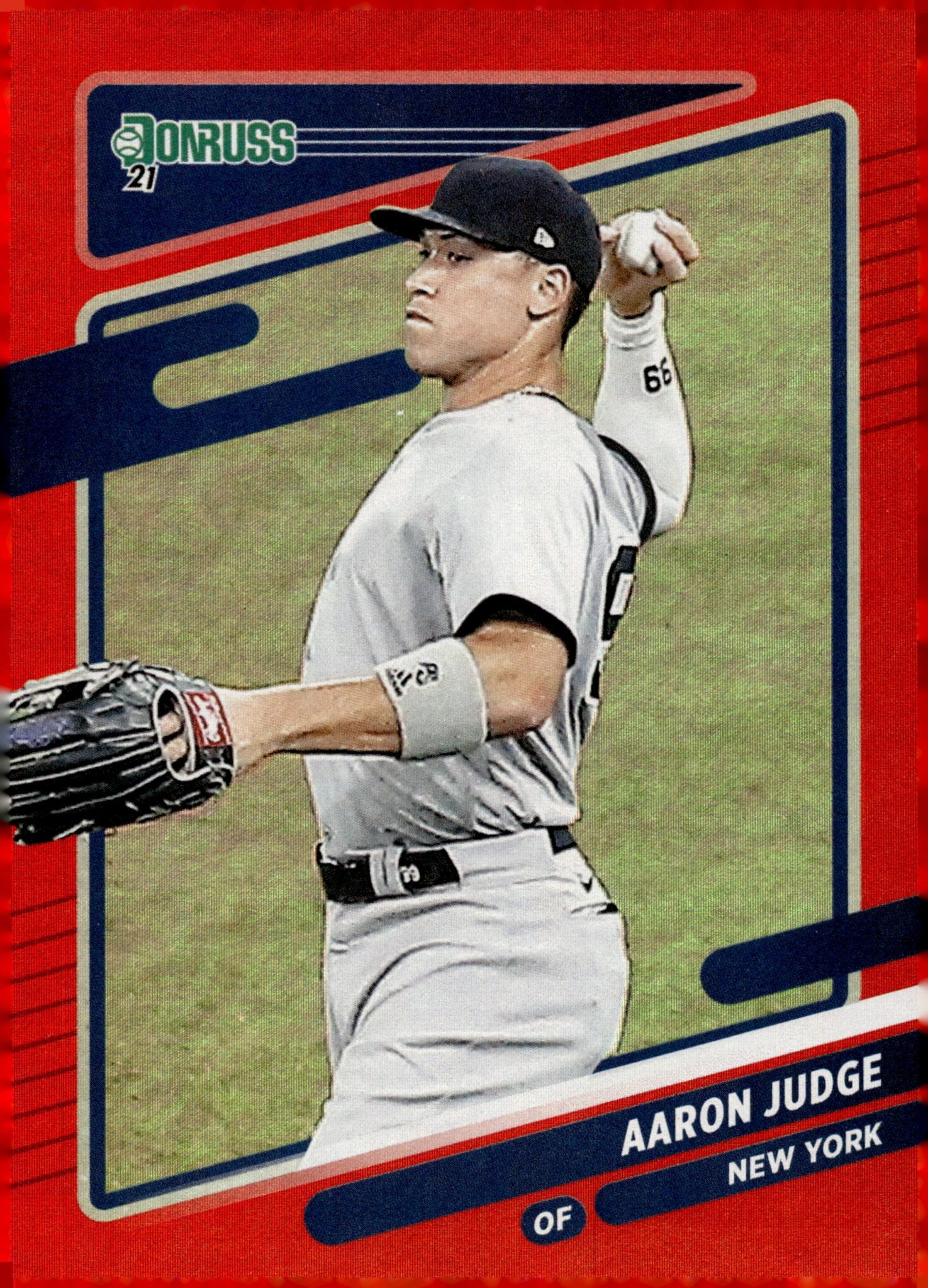 Aaron Judge 2021 Panini Donruss Red Foil #182 - Collector Store LLC