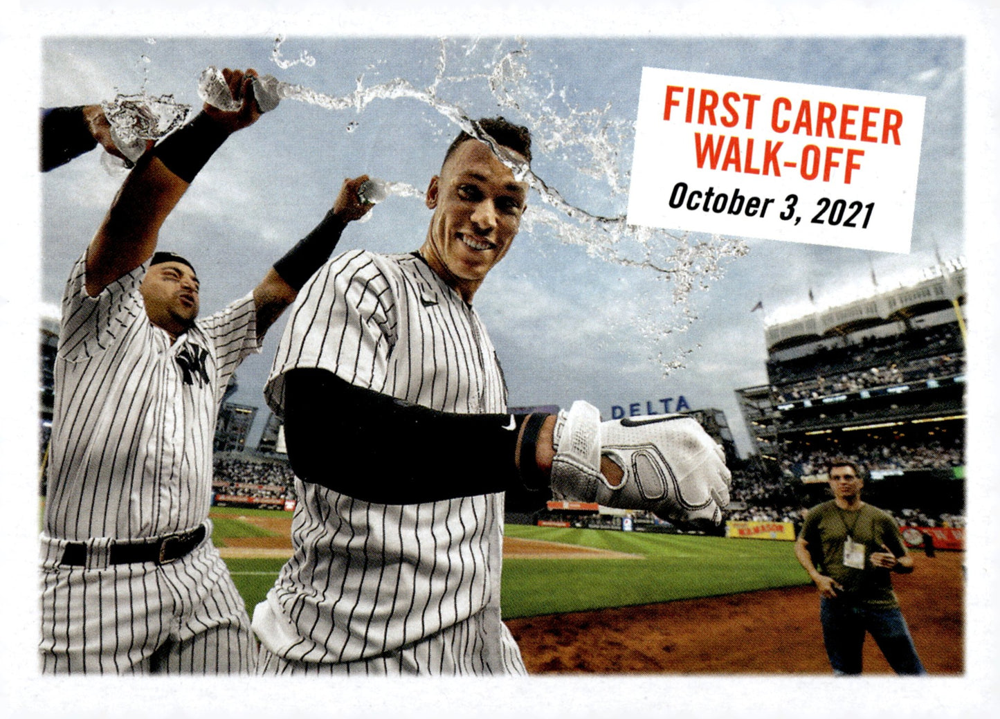 Aaron Judge 2022 Topps Archives First Career Walk - Off #311 - Collector Store LLC