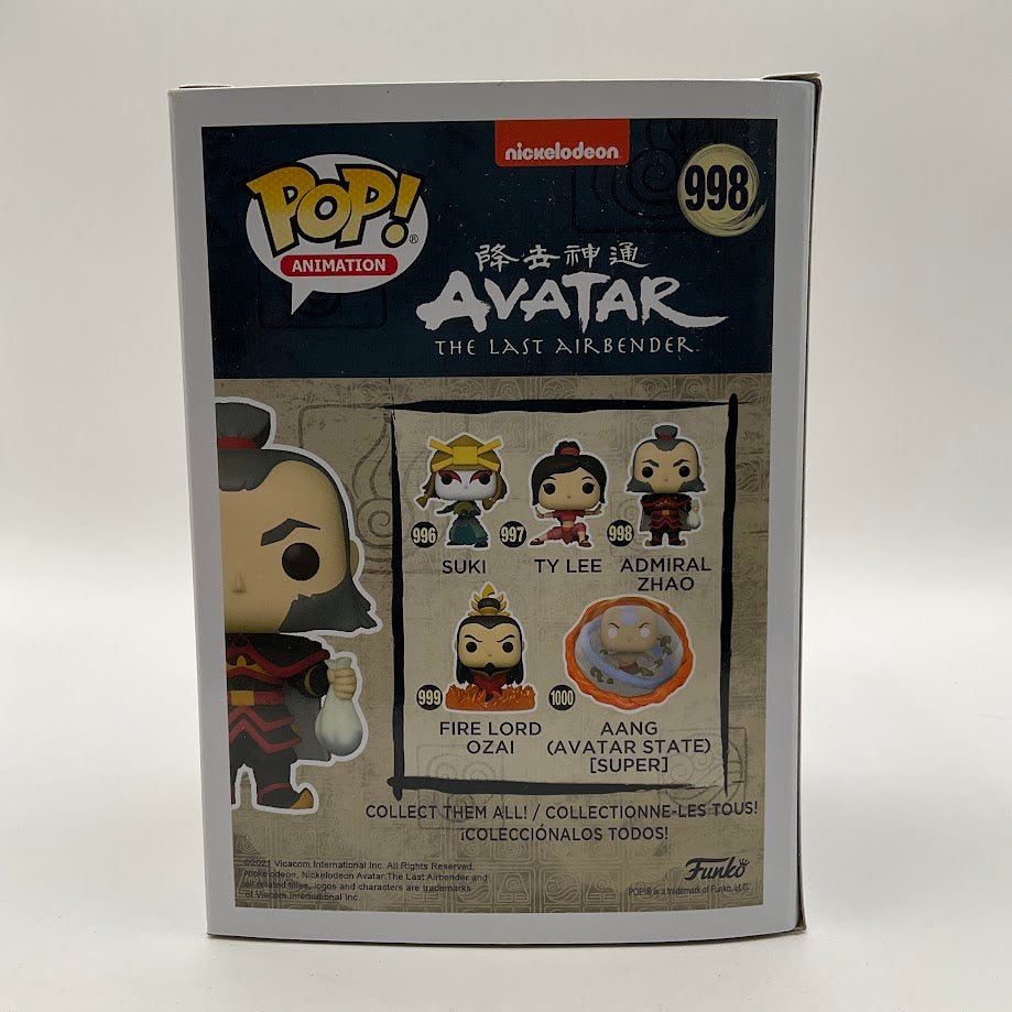 Admiral Zhao Funko Pop! Avatar The Last Airbender 998 - Collector Store LLC